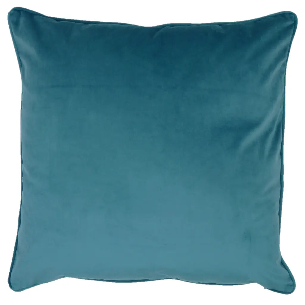 Berkshire Velvet Cushion Cover and Filled Cushion 22" x 22" (55cm x 55cm) by Sundour