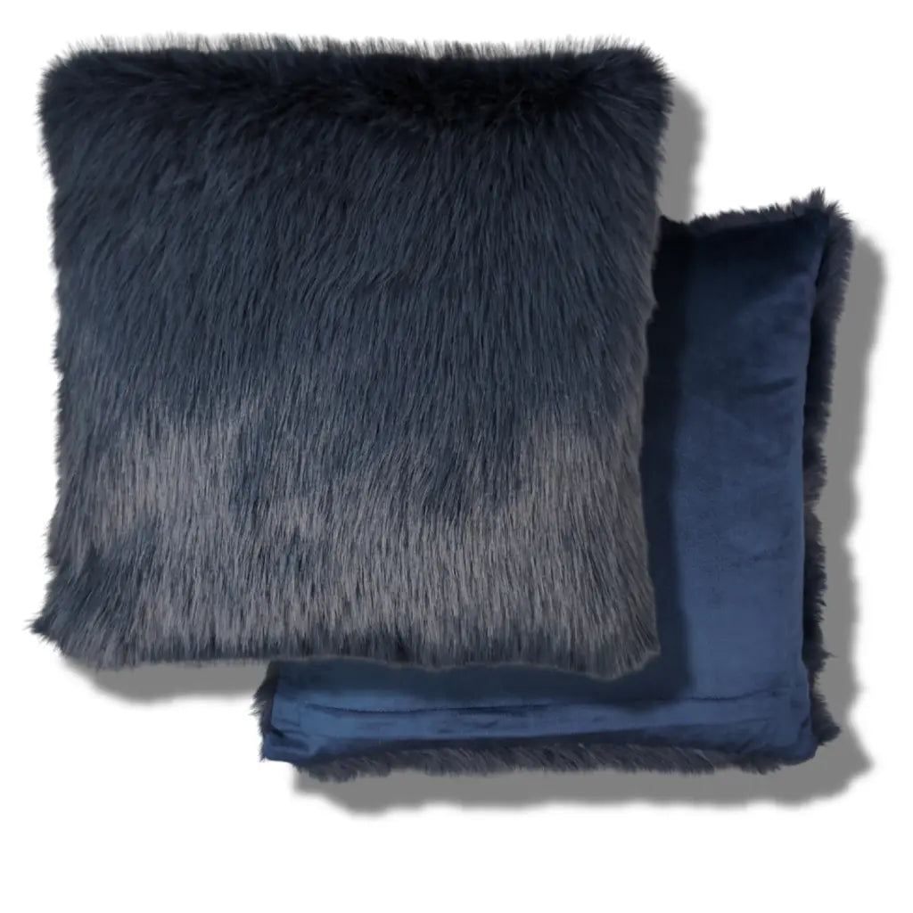 Chelsea Fur Cushion Cover and Filled Cushion 18" x 18" (45cm x 45cm) by Sundour