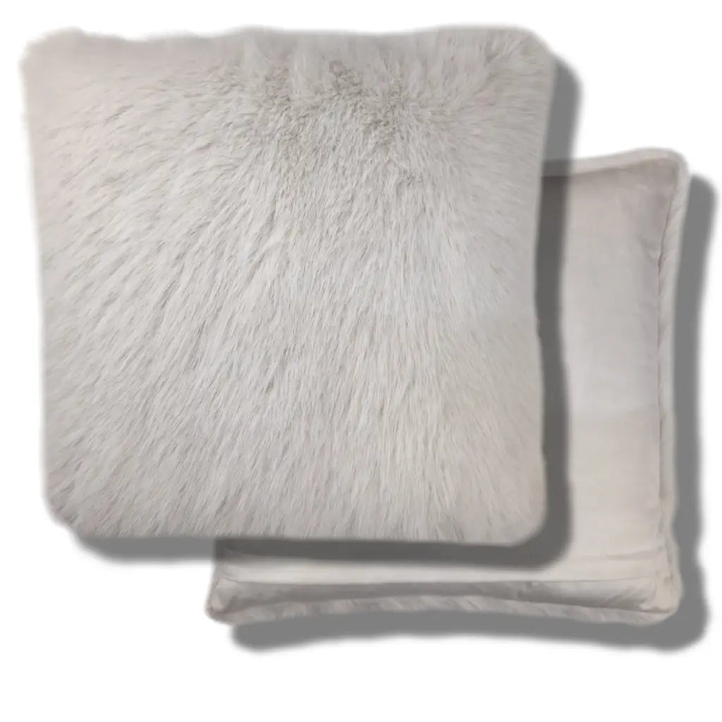Chelsea Fur Cushion Cover and Filled Cushion 18" x 18" (45cm x 45cm) by Sundour
