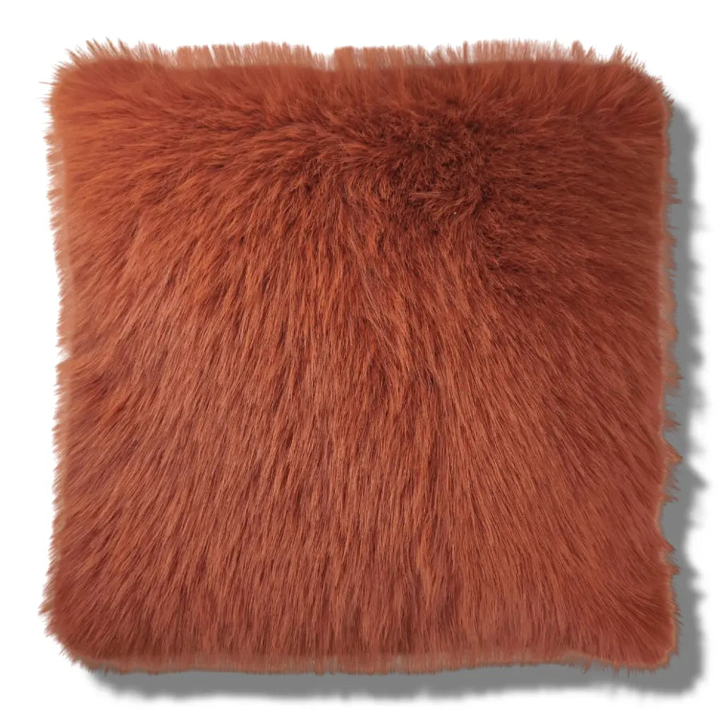 Chelsea Fur Cushion Cover and Filled Cushion 18" x 18" (45cm x 45cm) by Sundour