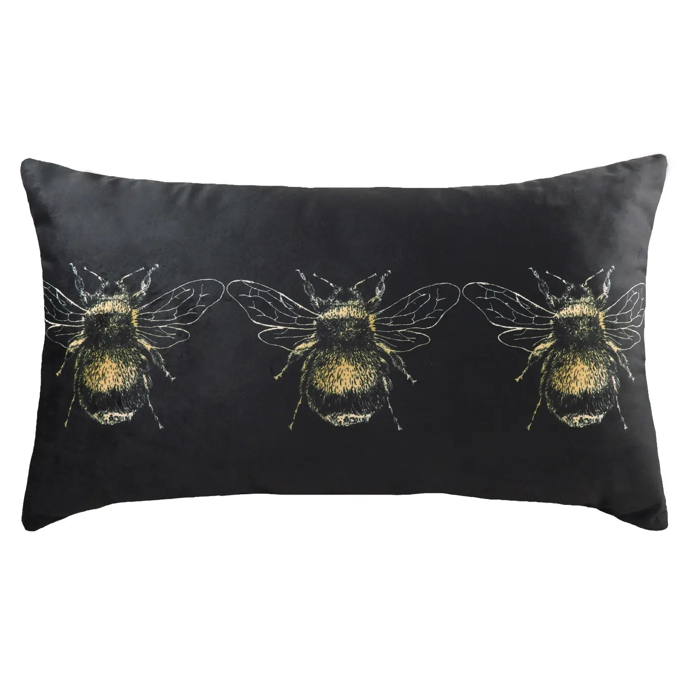 Gold Bee Cushion Cover / Filled Cushion by Evans Lichfield