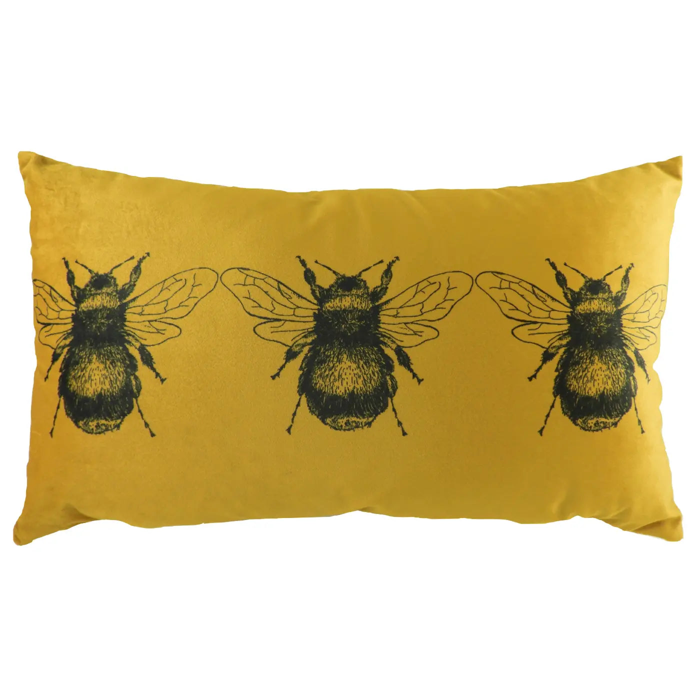 Gold Bee Cushion Cover / Filled Cushion by Evans Lichfield