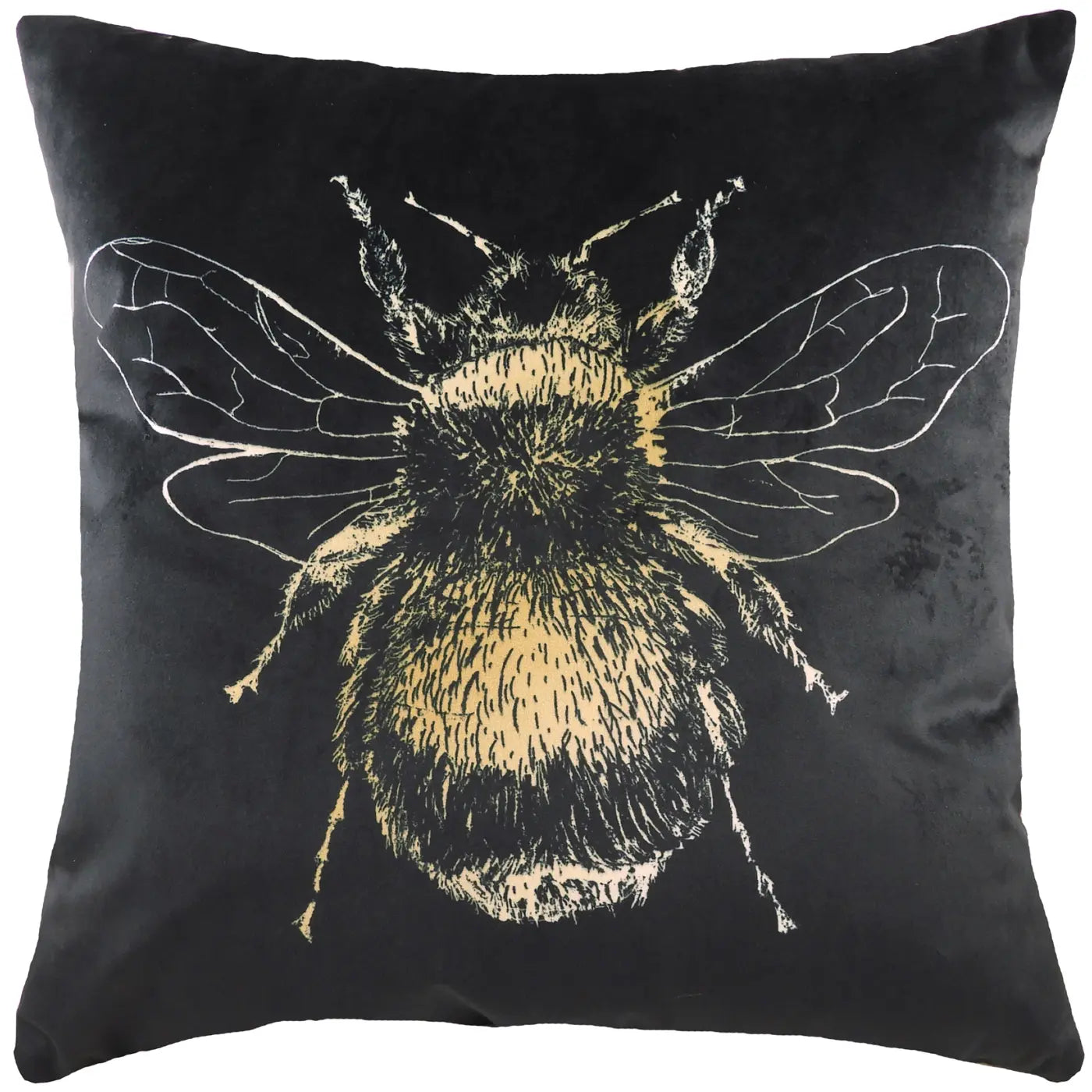 Gold Bee Cushion Cover / Filled Cushion by Evans Lichfield