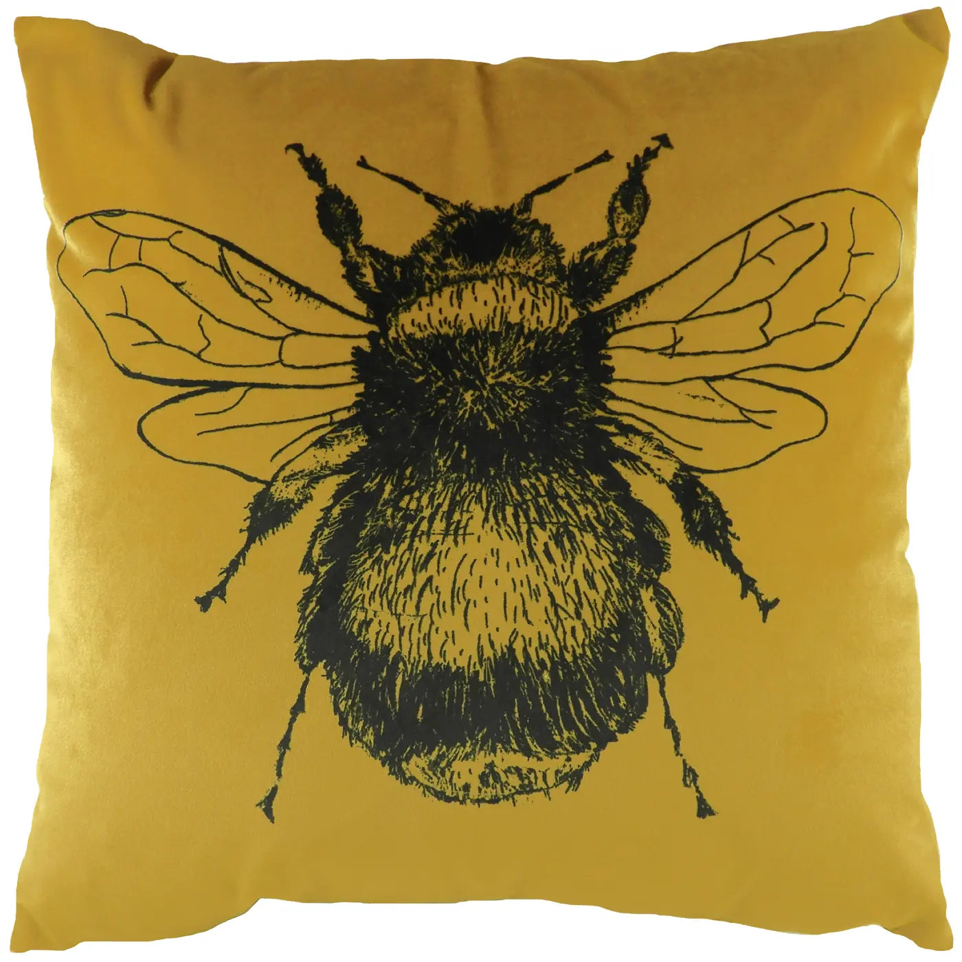 Gold Bee Cushion Cover / Filled Cushion by Evans Lichfield