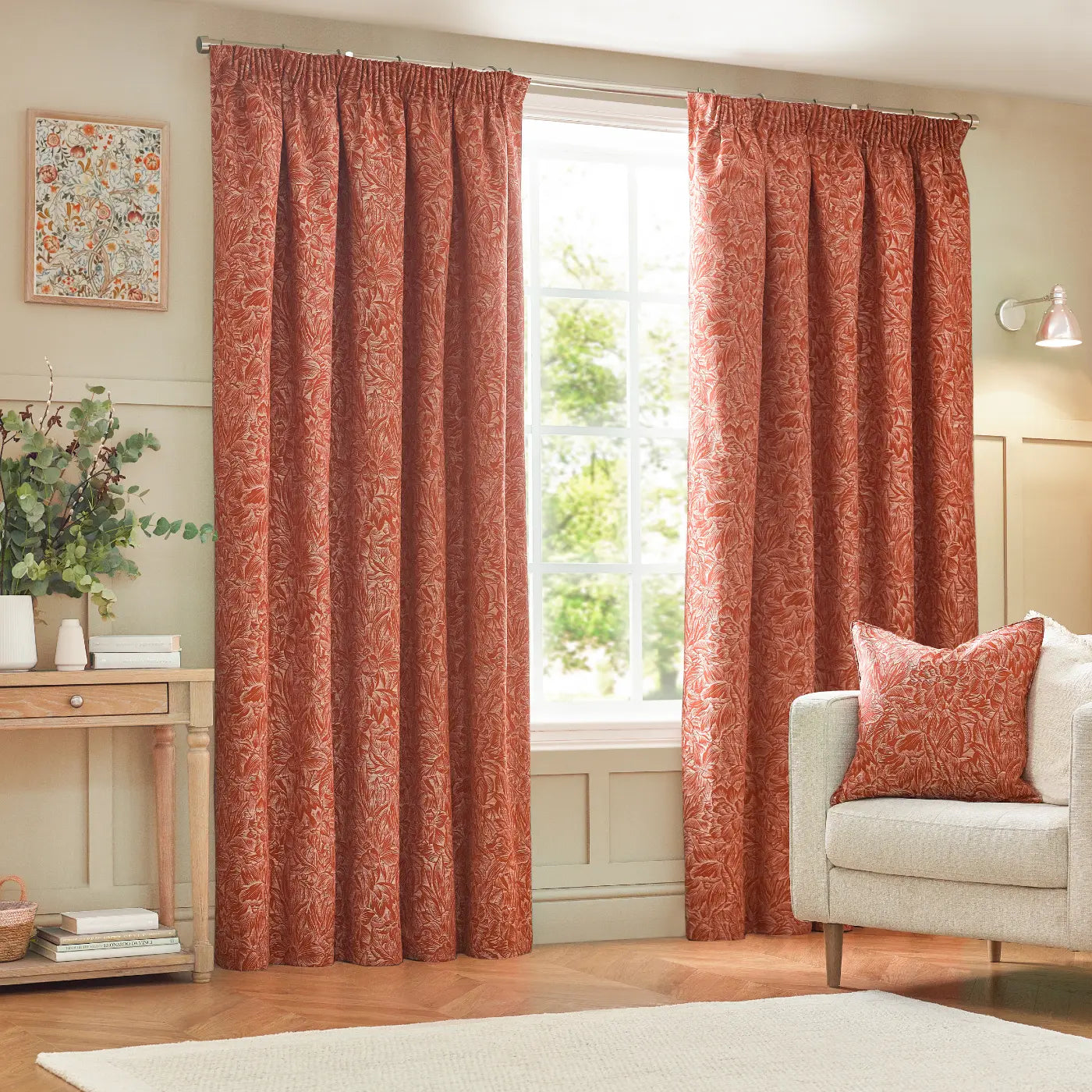 Grantley Tape Top Pencil Pleat Curtains by Wylder