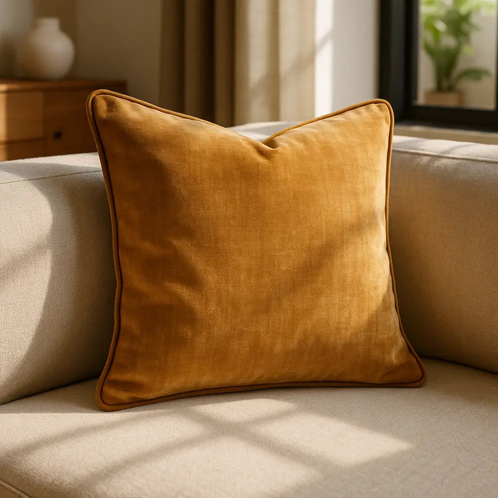 Lille Velvet Cushion Cover Made to Order by Style Furnishings