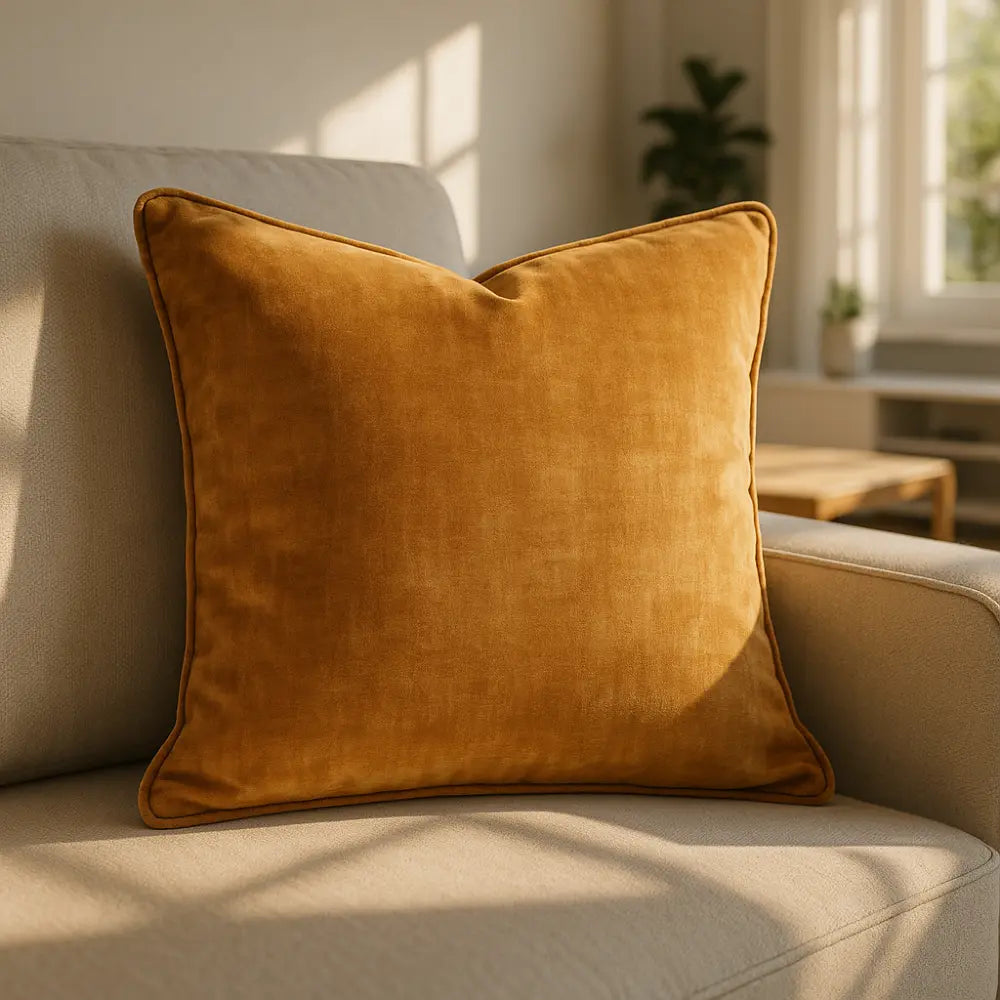 Lille Velvet Cushion Cover Made to Order by Style Furnishings