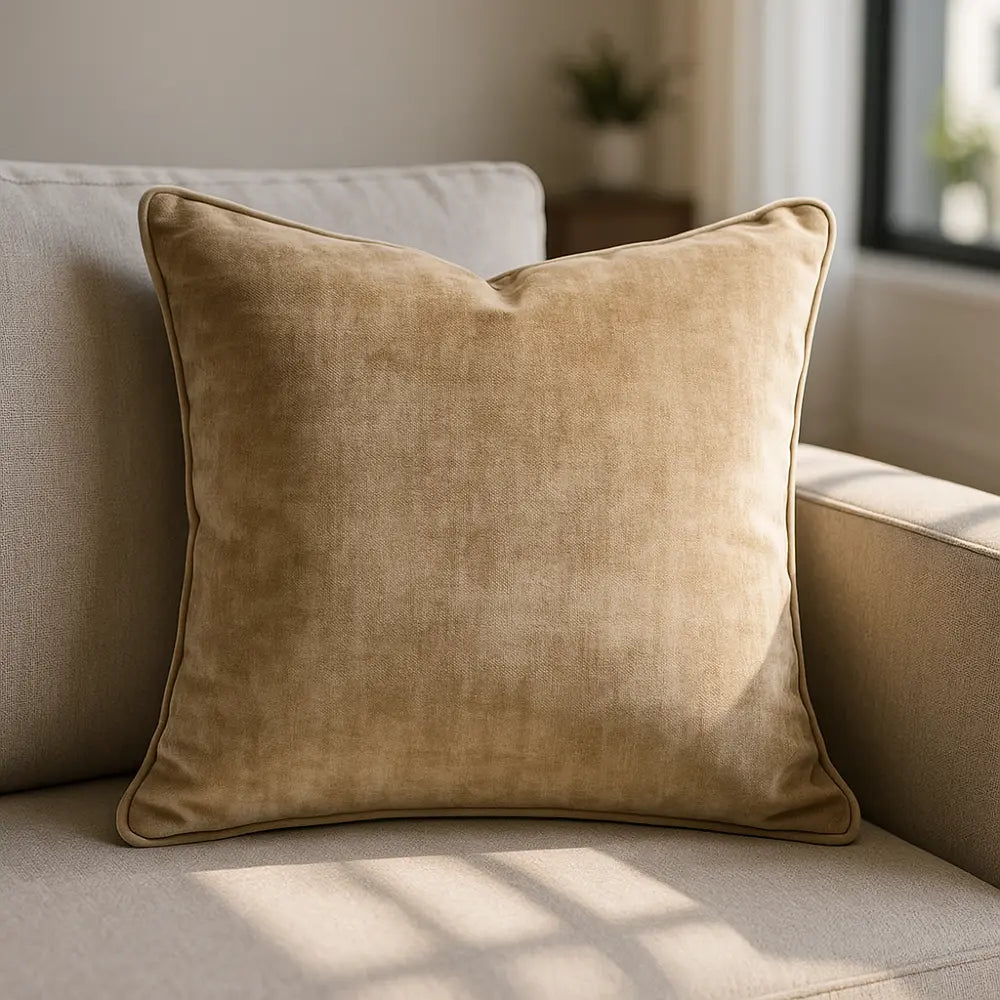 Lille Velvet Cushion Cover Made to Order by Style Furnishings
