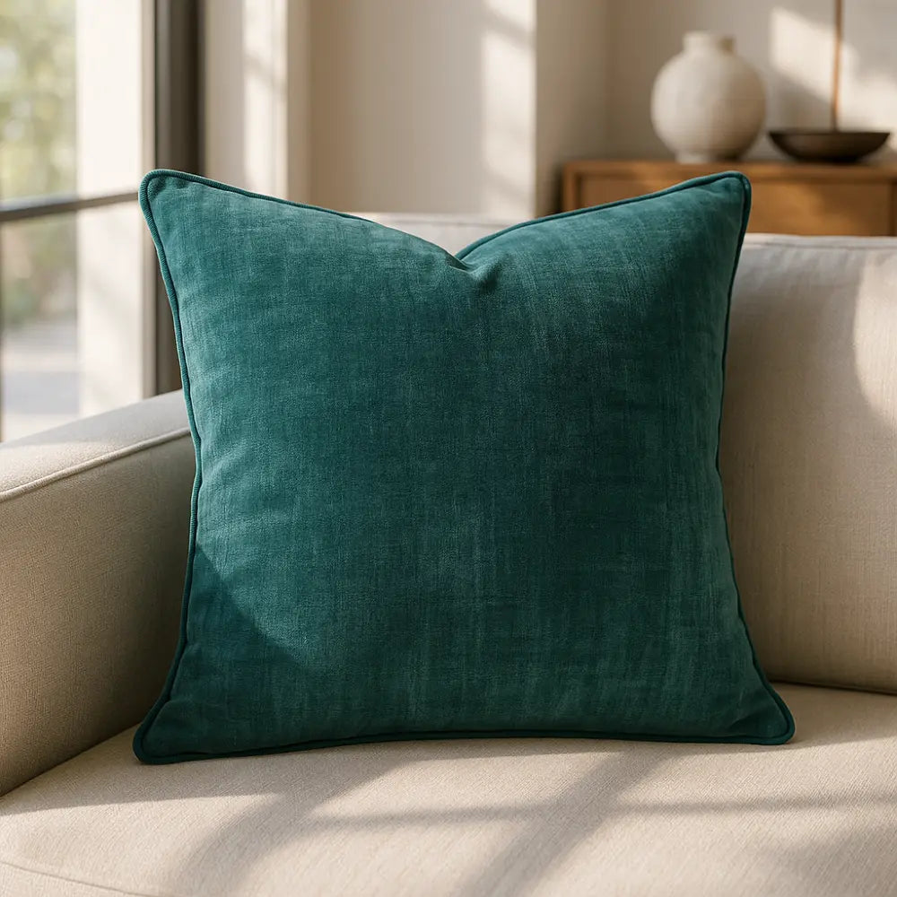 Lille Velvet Cushion Cover Made to Order by Style Furnishings