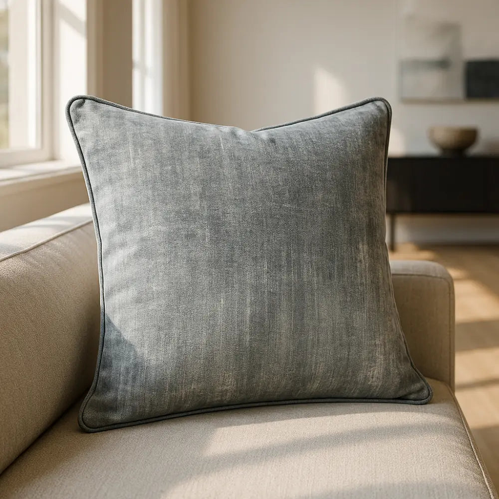 Lille Velvet Cushion Cover Made to Order by Style Furnishings