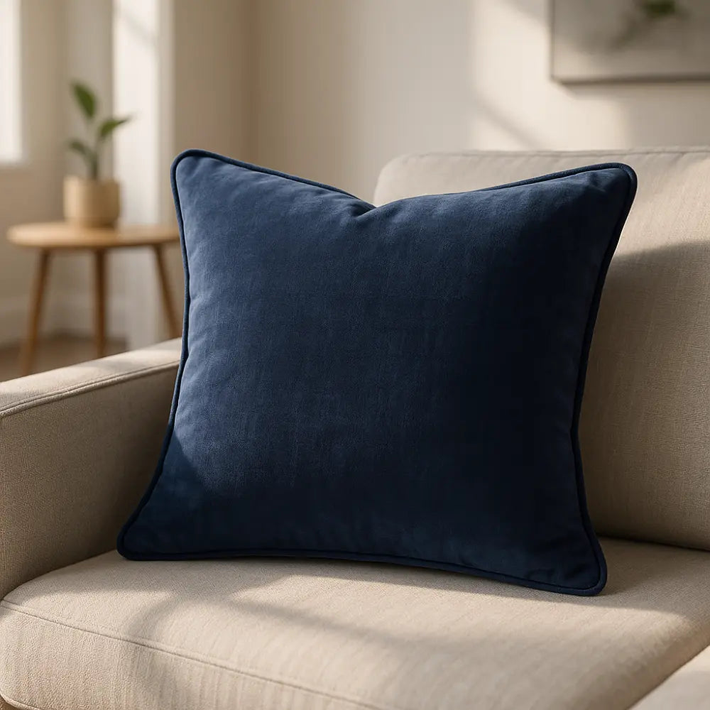 Lille Velvet Cushion Cover Made to Order by Style Furnishings