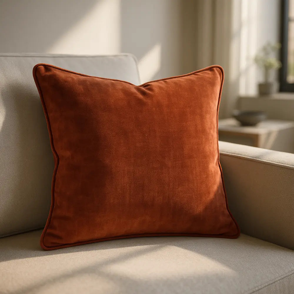 Lille Velvet Cushion Cover Made to Order by Style Furnishings