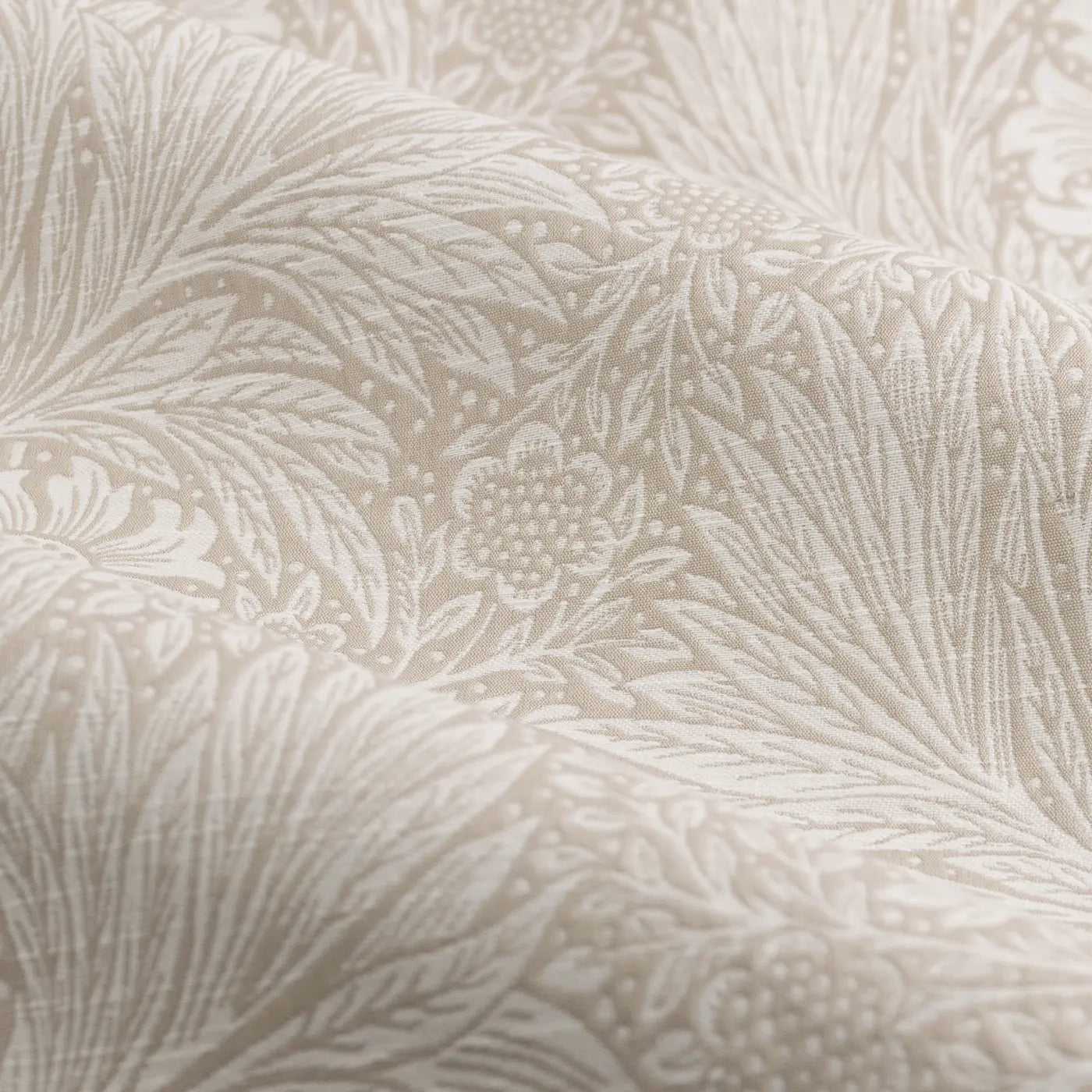 Marigold Tape Top Pencil Pleat Curtains by Morris & Co