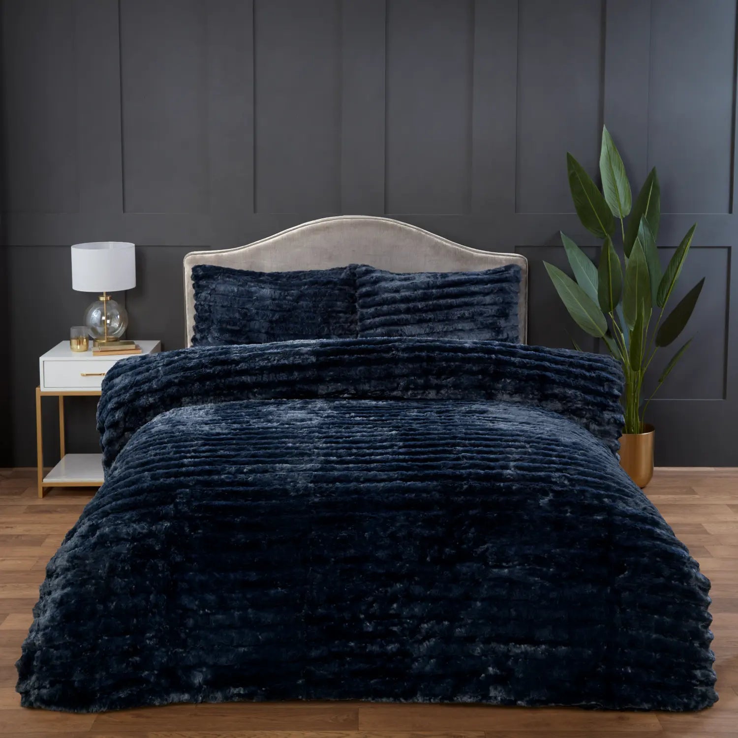 Rabbit Faux Fur Duvet Cover Set by Rapport Home