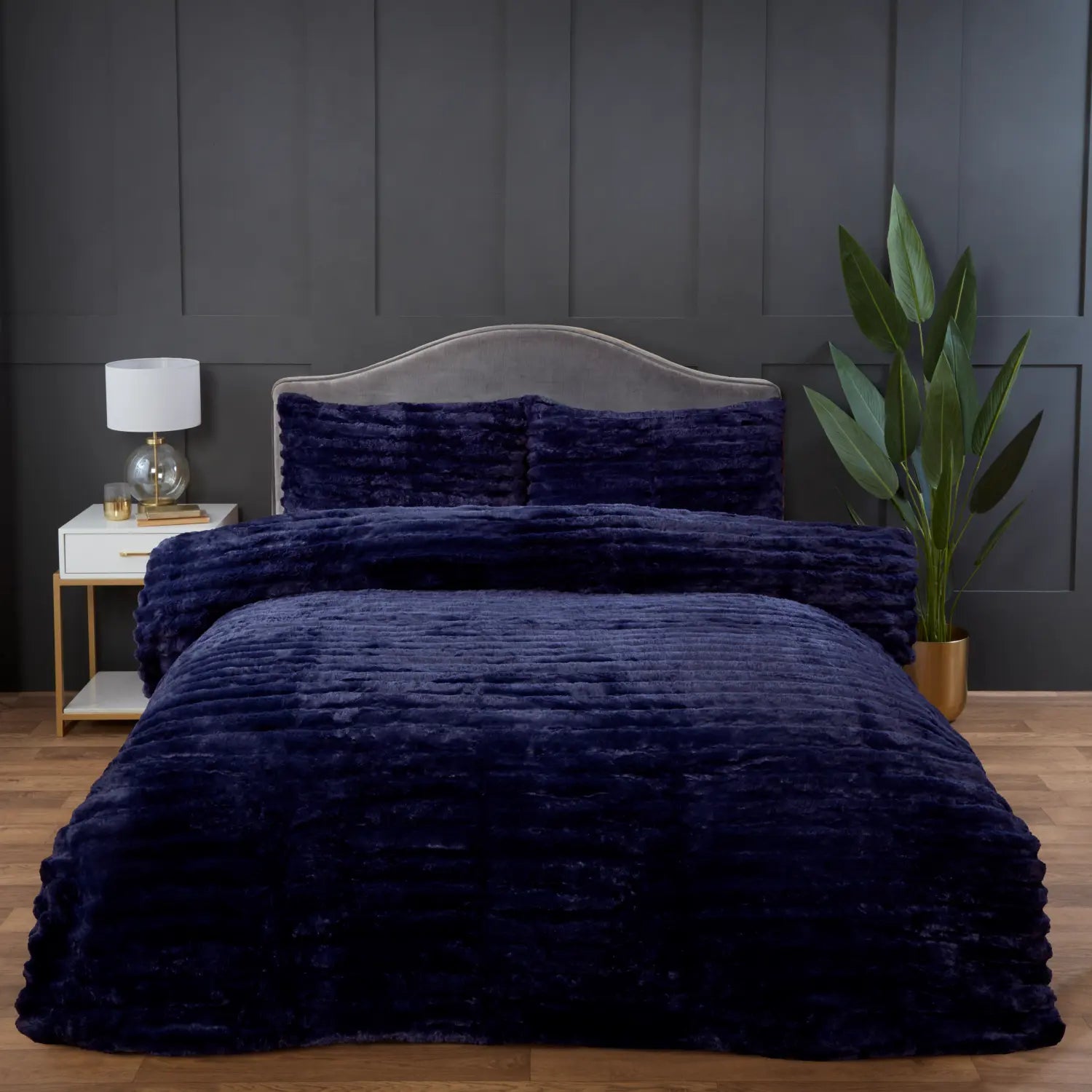 Rabbit Faux Fur Duvet Cover Set by Rapport Home