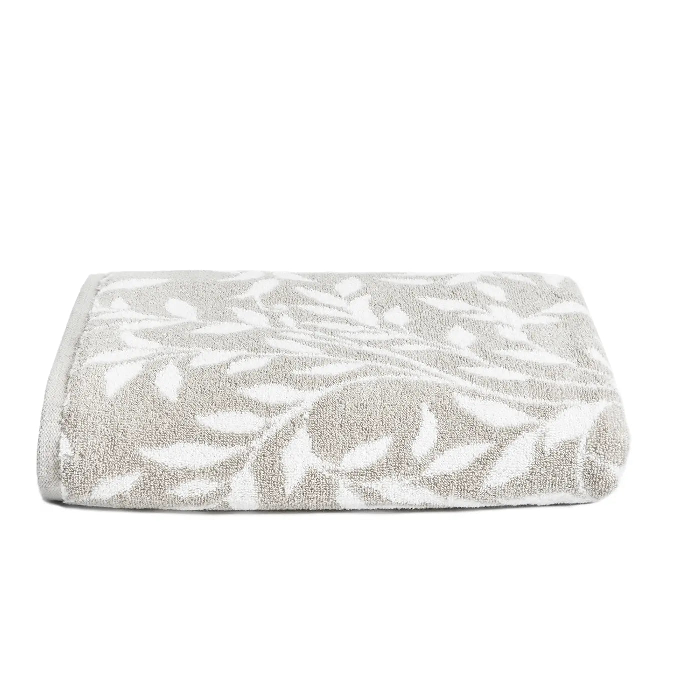Sandringham Jacquard Leaf 550 gsm Towel by Fusion