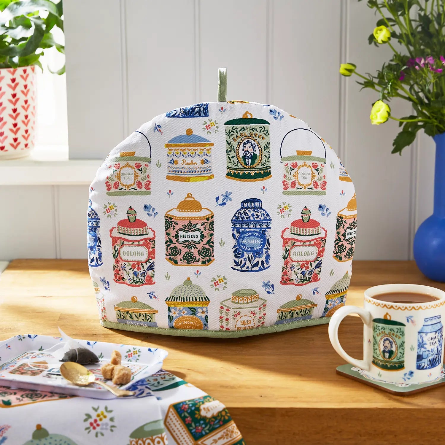 Tea Tins Kitchen Collection by Ulster Weavers