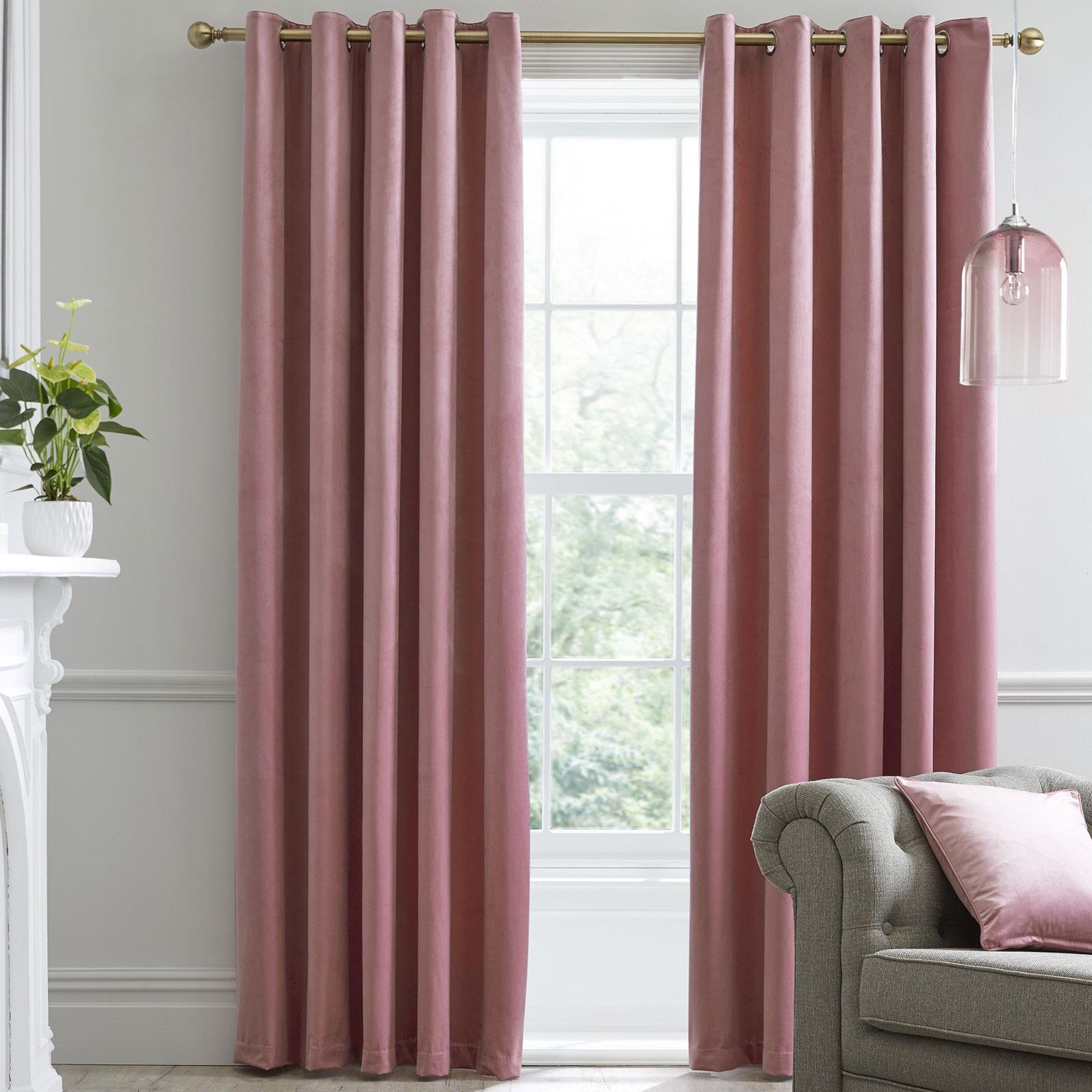 Montrose Velvet Blackout Eyelet Curtains by Laurence Llewelyn-Bowen