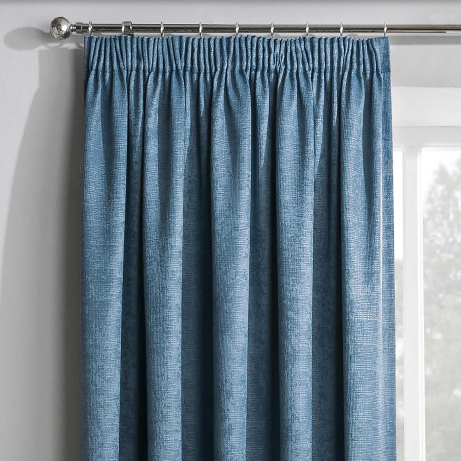 Matrix Thermal Dim Out Tape Top Pencil Pleat Curtains by Enhanced Living