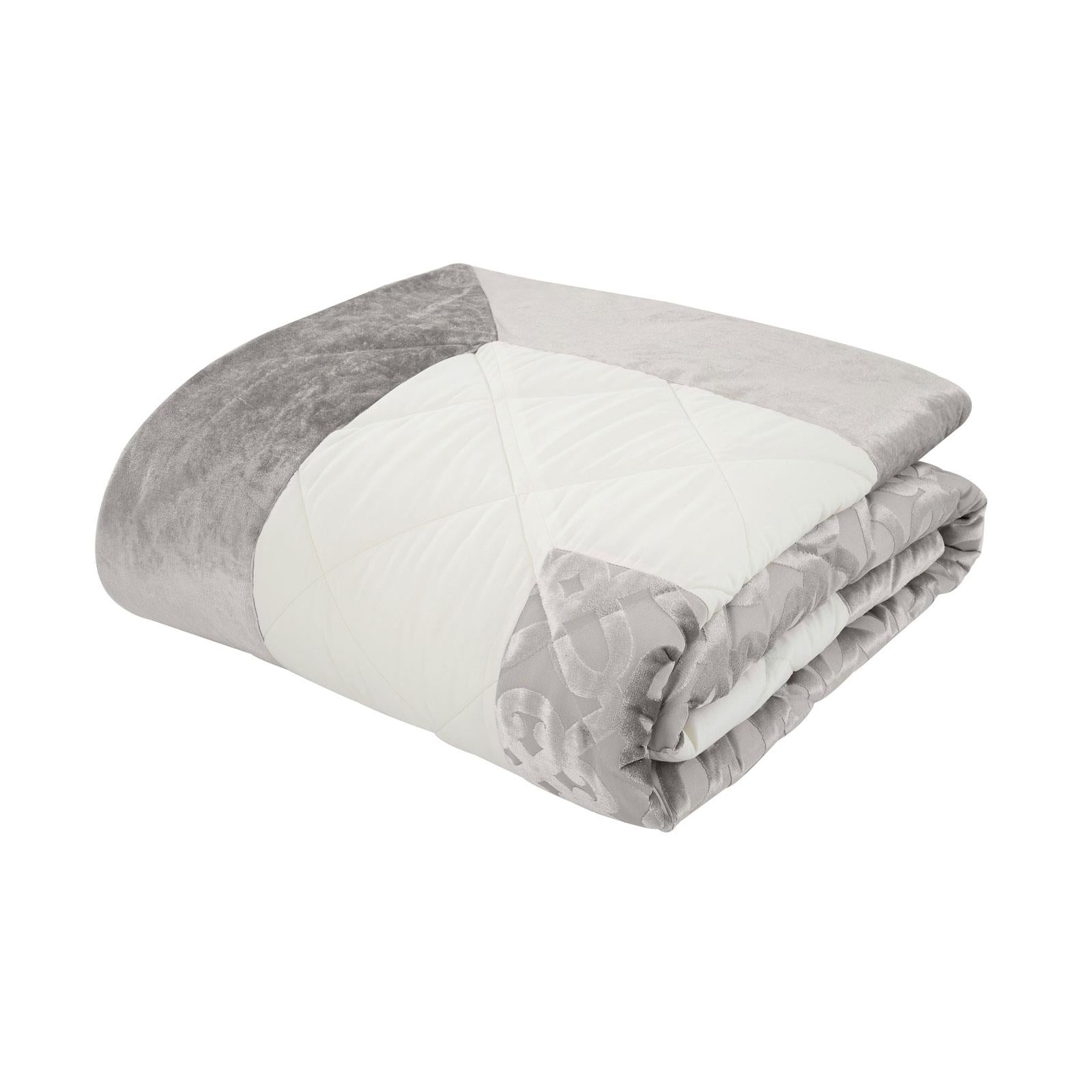 Lattice Cut Velvet Bedspread by Catherine Lansfield