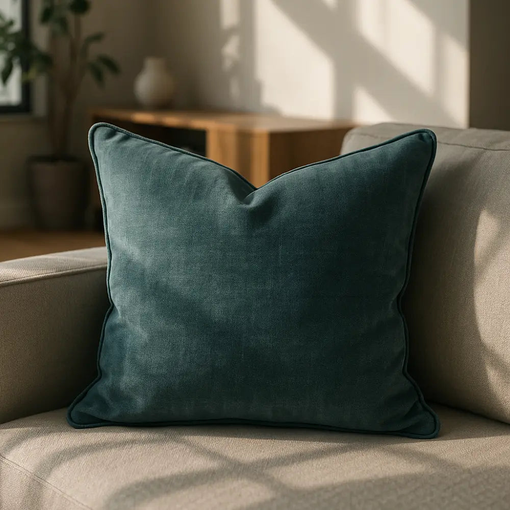 Braga Velvet Cushion Cover Made to Order by Style Furnishings