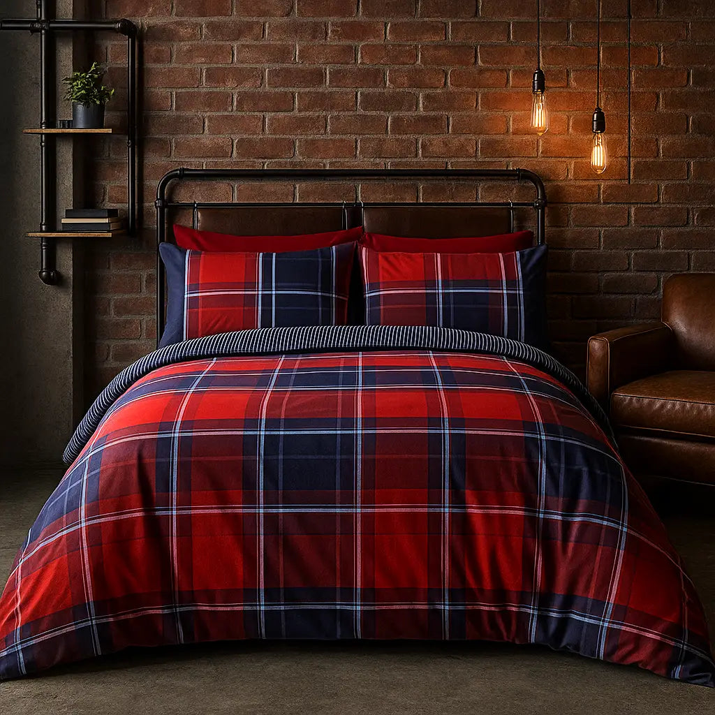 Argyle Duvet Cover Set by Rapport Home