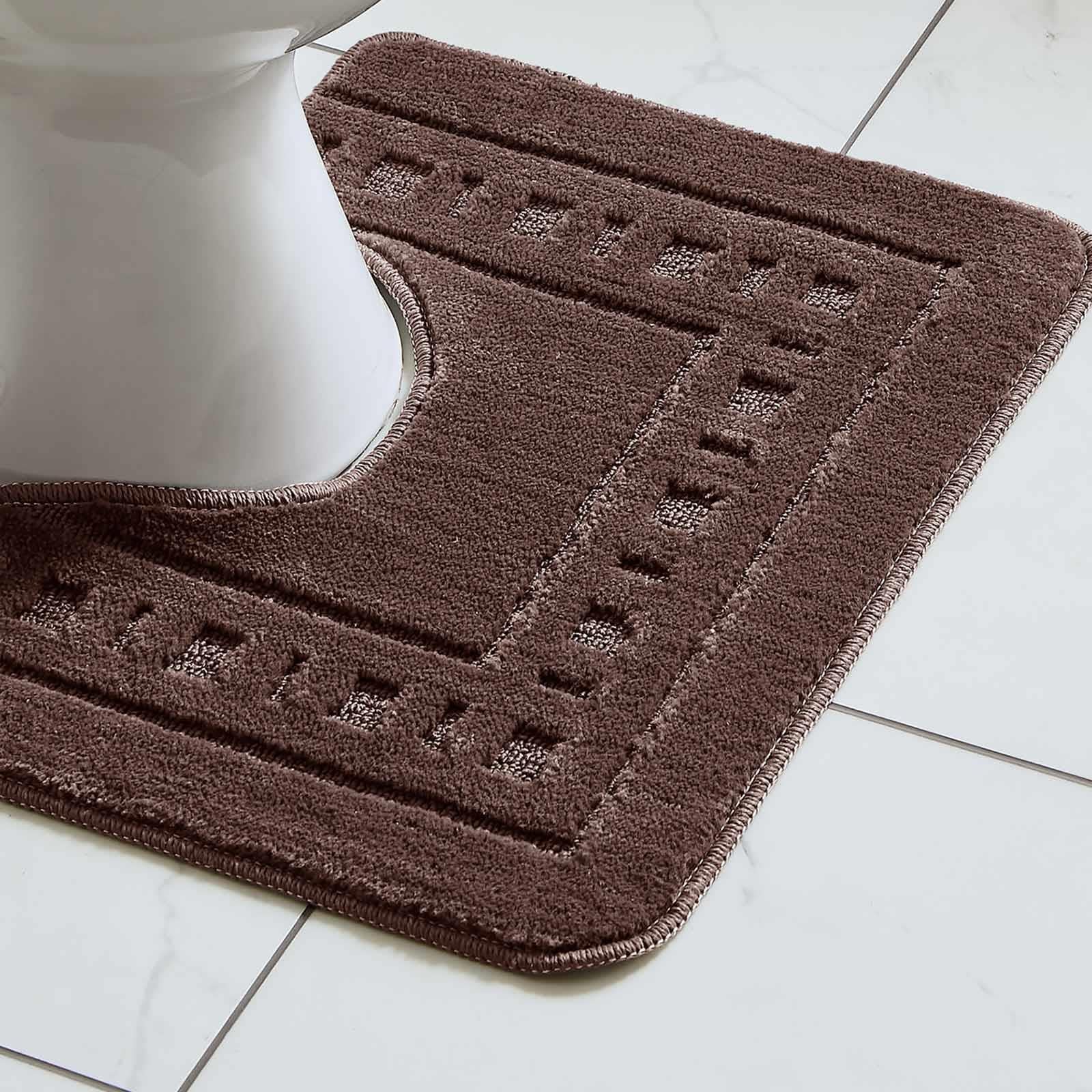 Armoni Bath Mat & Pedestal Bathroom Set by Catherine Lansfield