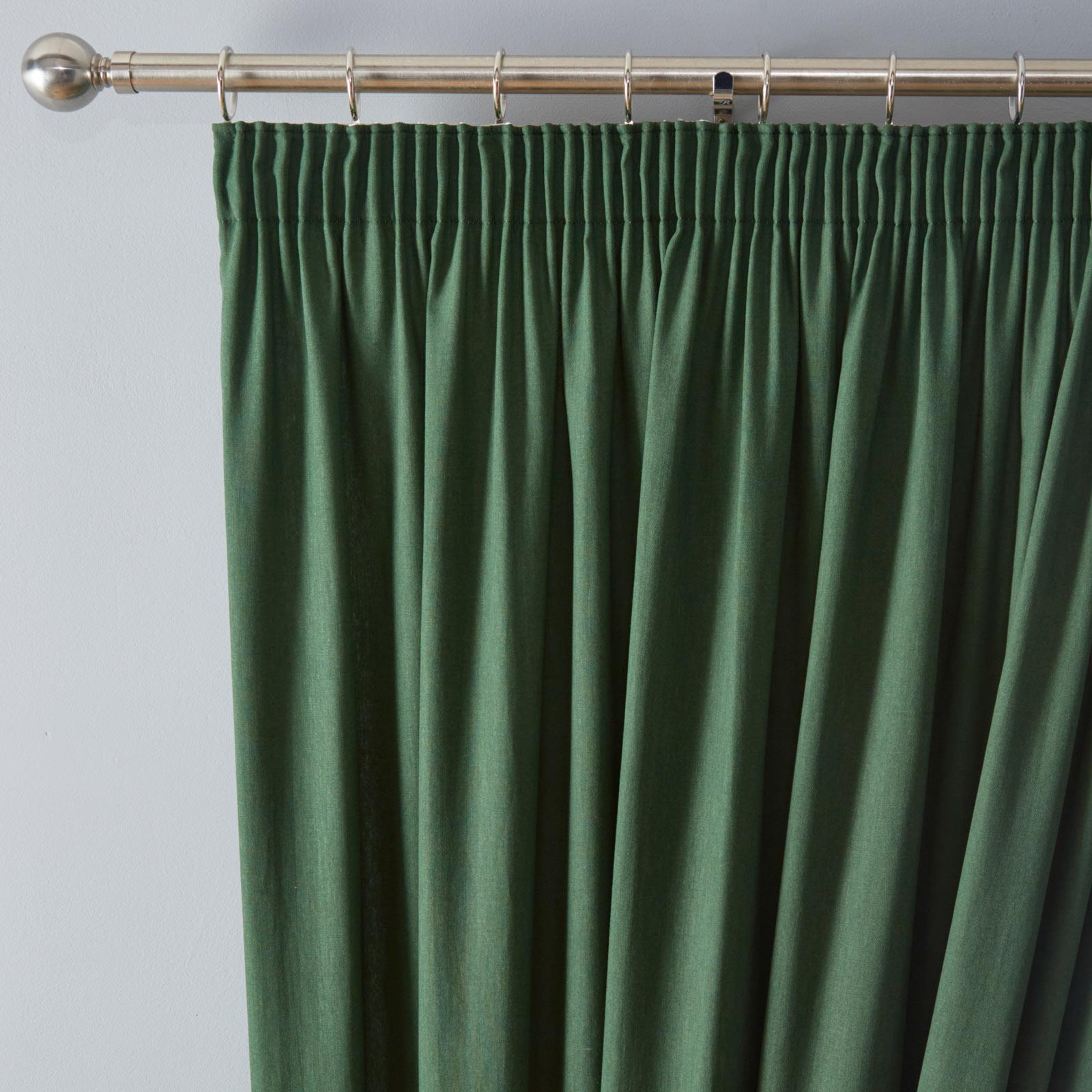 Dijon Blackout Tape Top Pencil Pleat Curtains by Fusion