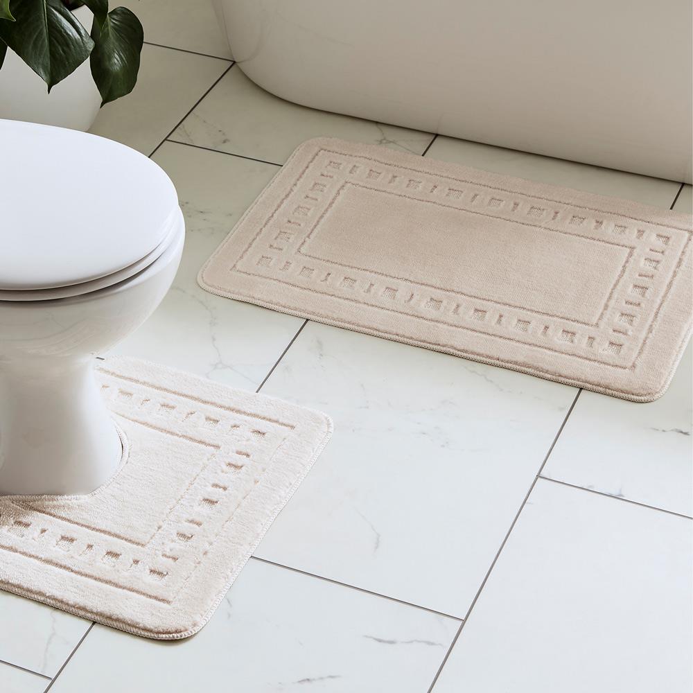 Armoni Bath Mat & Pedestal Bathroom Set by Catherine Lansfield