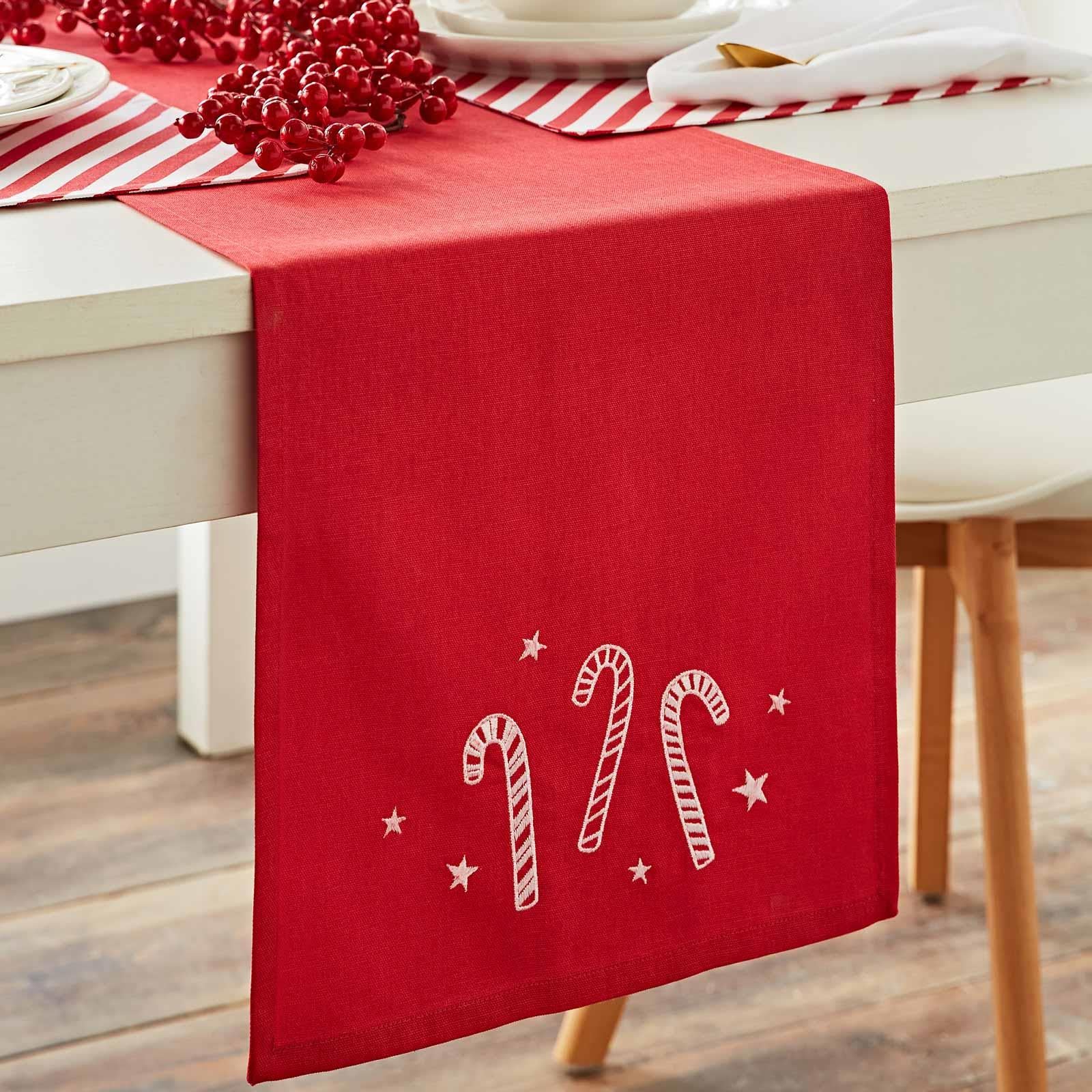 Christmas Candy Cane Kitchen Textiles Collection by Catherine Lansfield