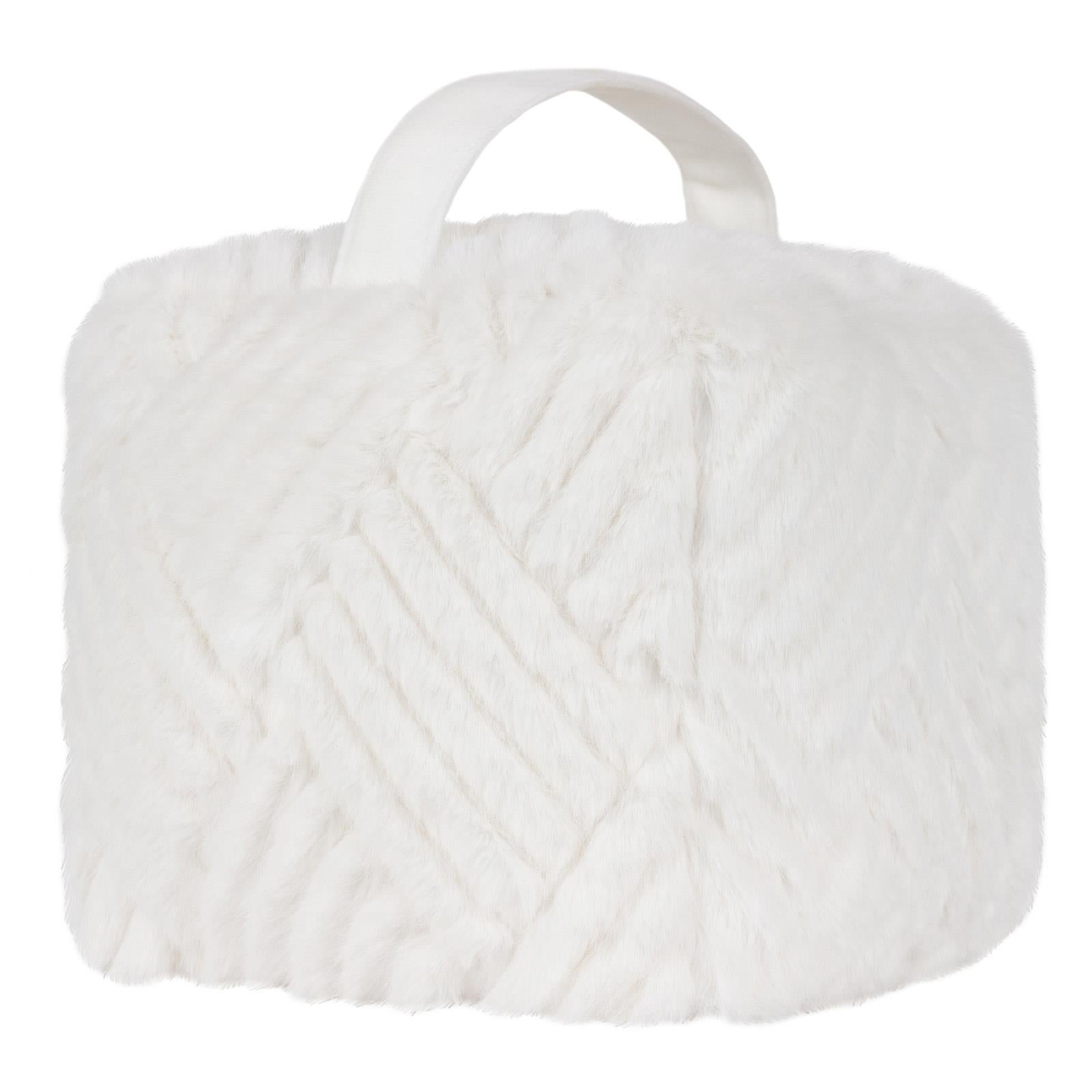 Sonnet Faux Fur Door Stop by Paoletti