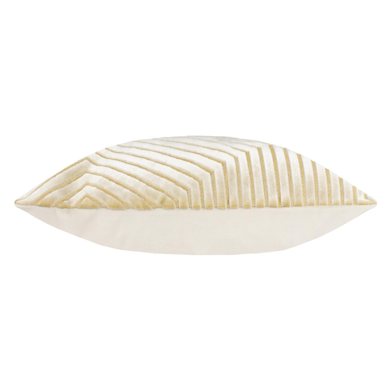 Evoke Cut Velvet Cushion Cover 18" x 18" by Paoletti