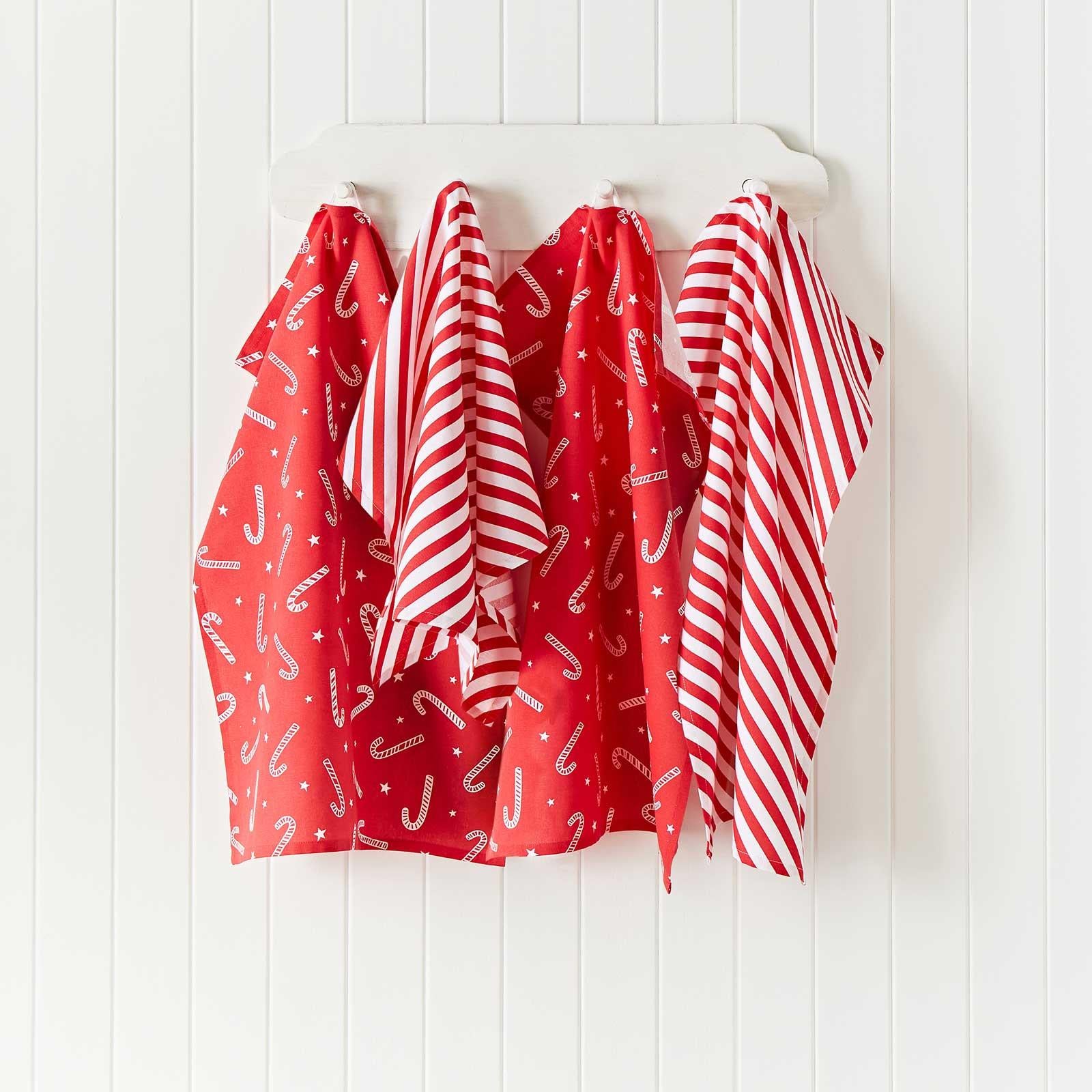 Christmas Candy Cane Kitchen Textiles Collection by Catherine Lansfield