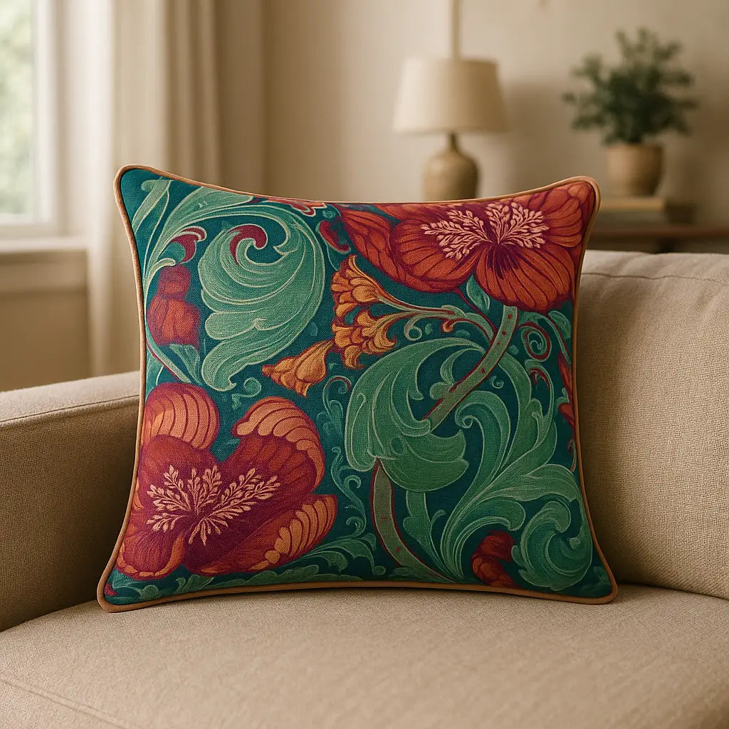 Down the Dilly Cushion Cover 17" x 17" (43cm x 43cm) by Laurence Llewelyn-Bowen
