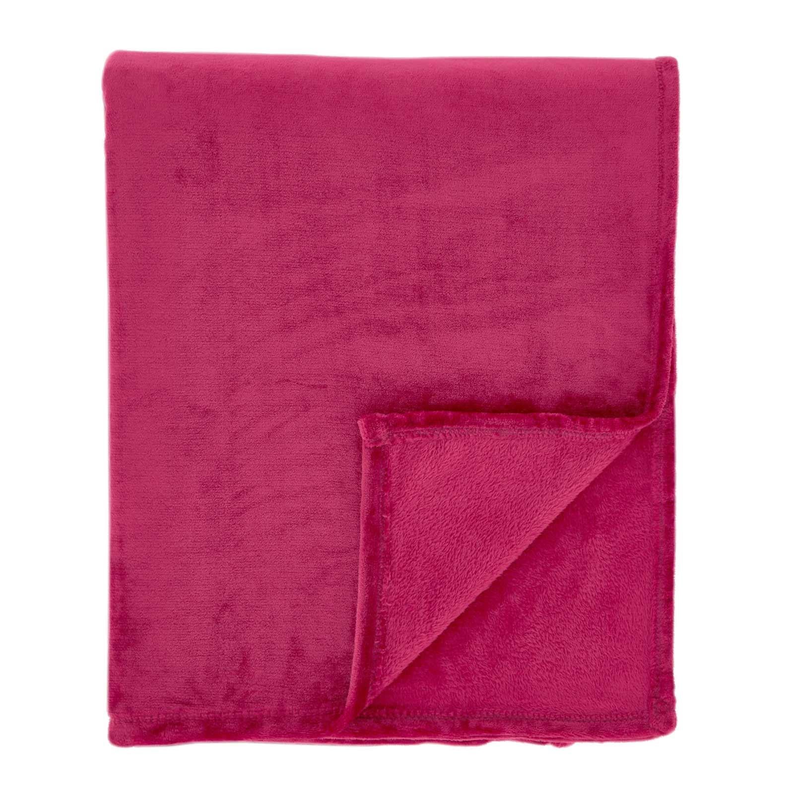 Raschel Velvet Touch Throw Blanket by Catherine Lansfield