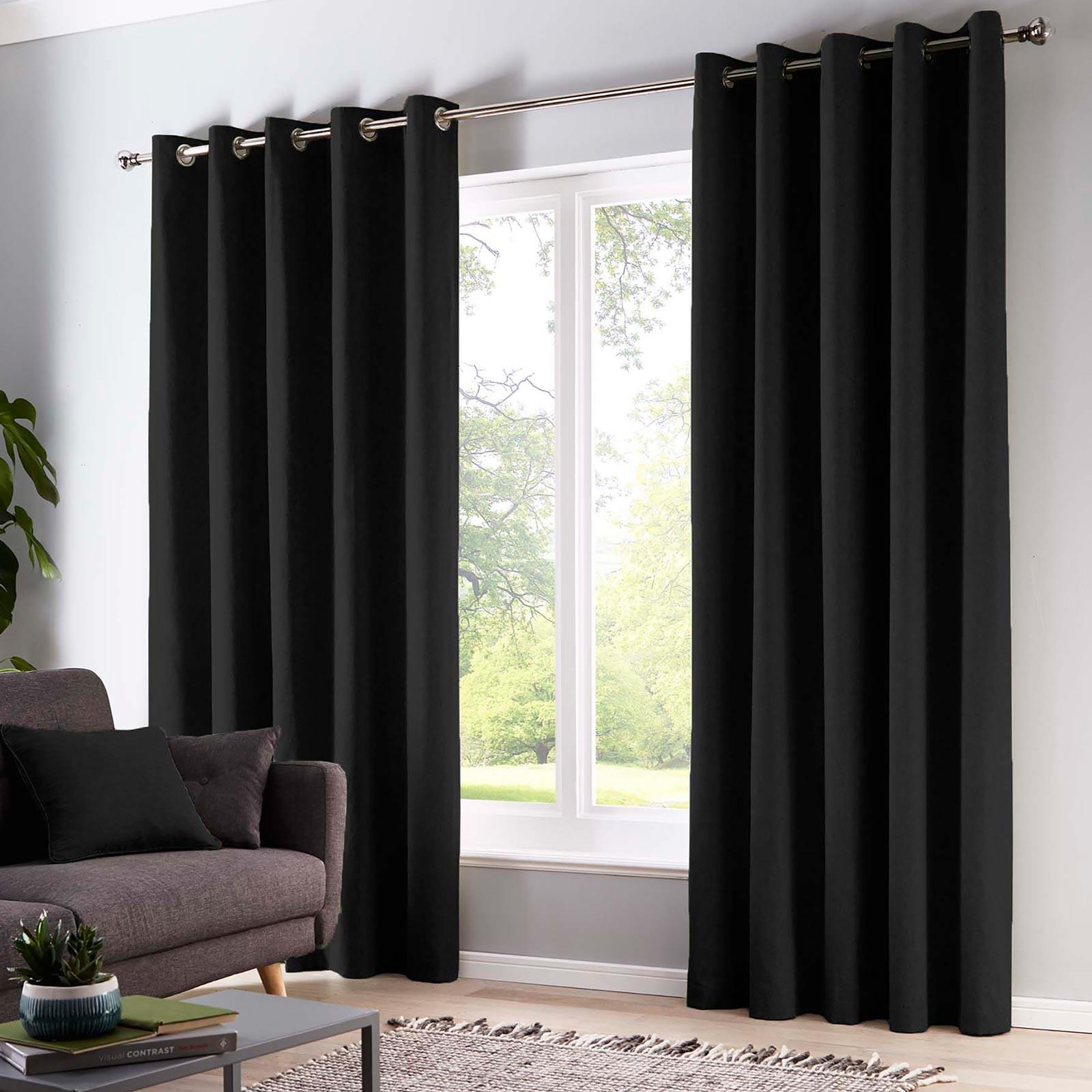 Sorbonne Cotton Lined Eyelet Curtains by Fusion