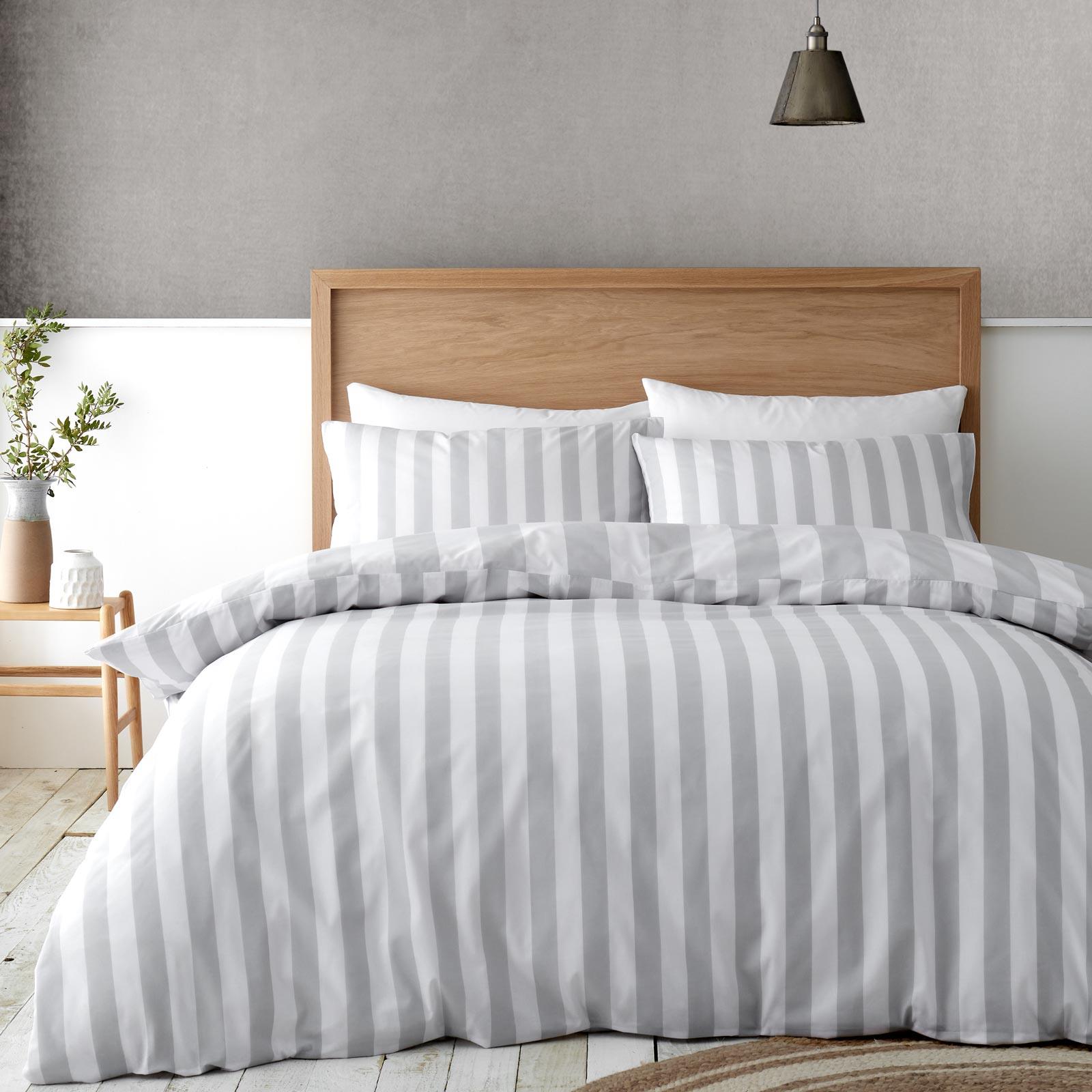 Cove Stripe Duvet Cover Set by Catherine Lansfield