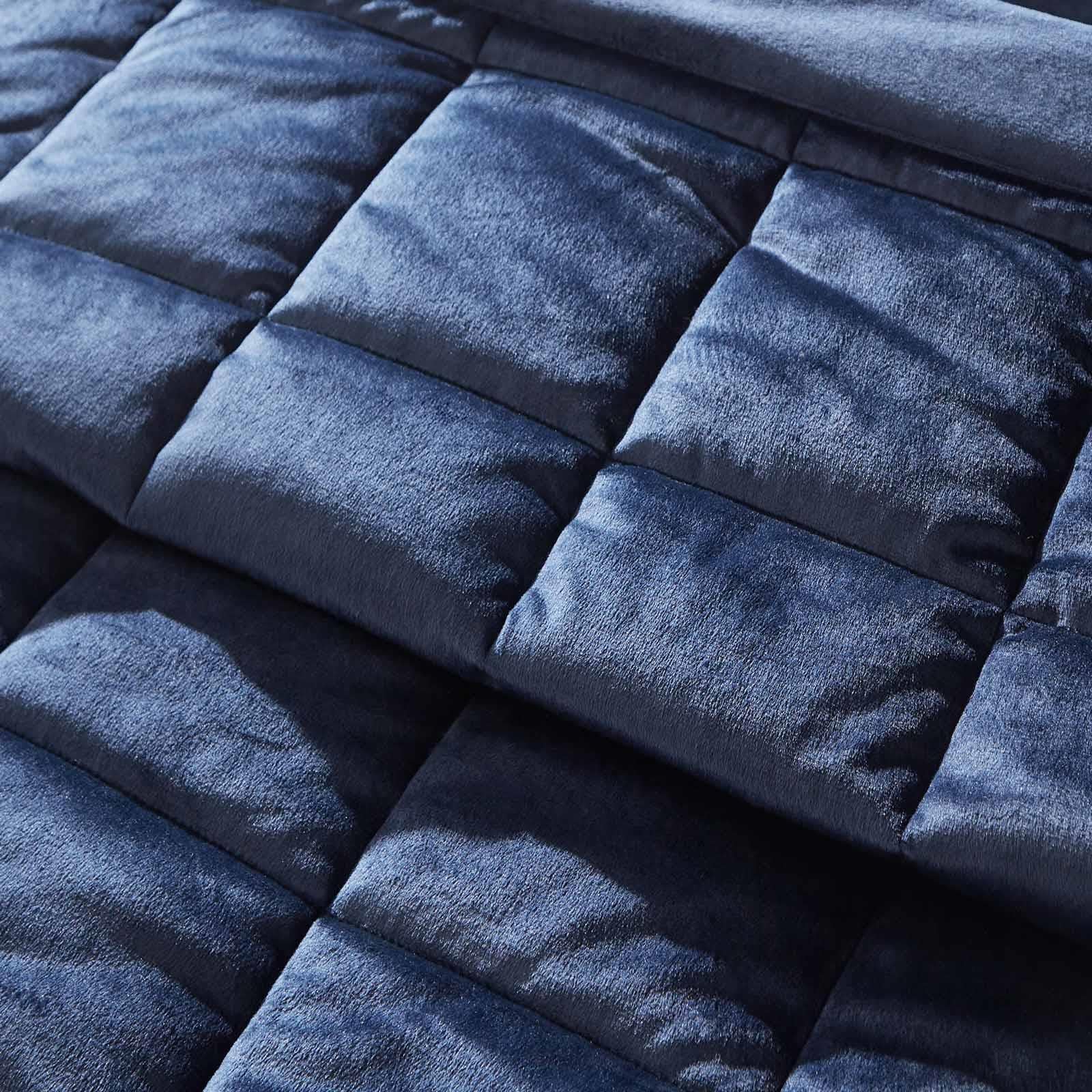 Kingsley Matt Velvet Bedspread by Catherine Lansfield
