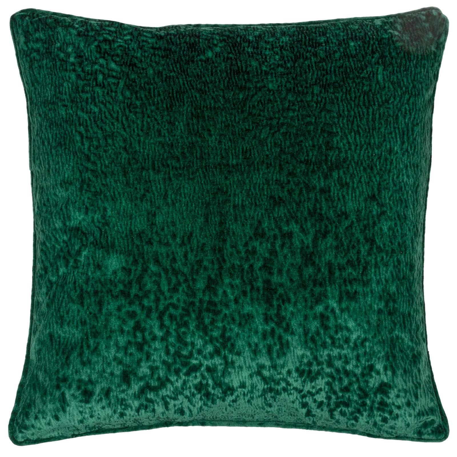 Ripple Plush Velvet Cushion Cover 20" x 20" by Paoletti
