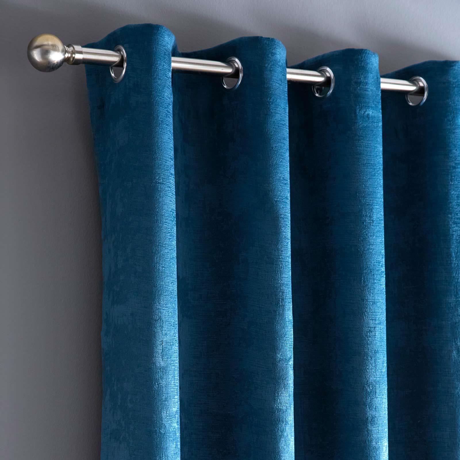 Strata Dim Out Woven Thermal Eyelet Curtains by Fusion