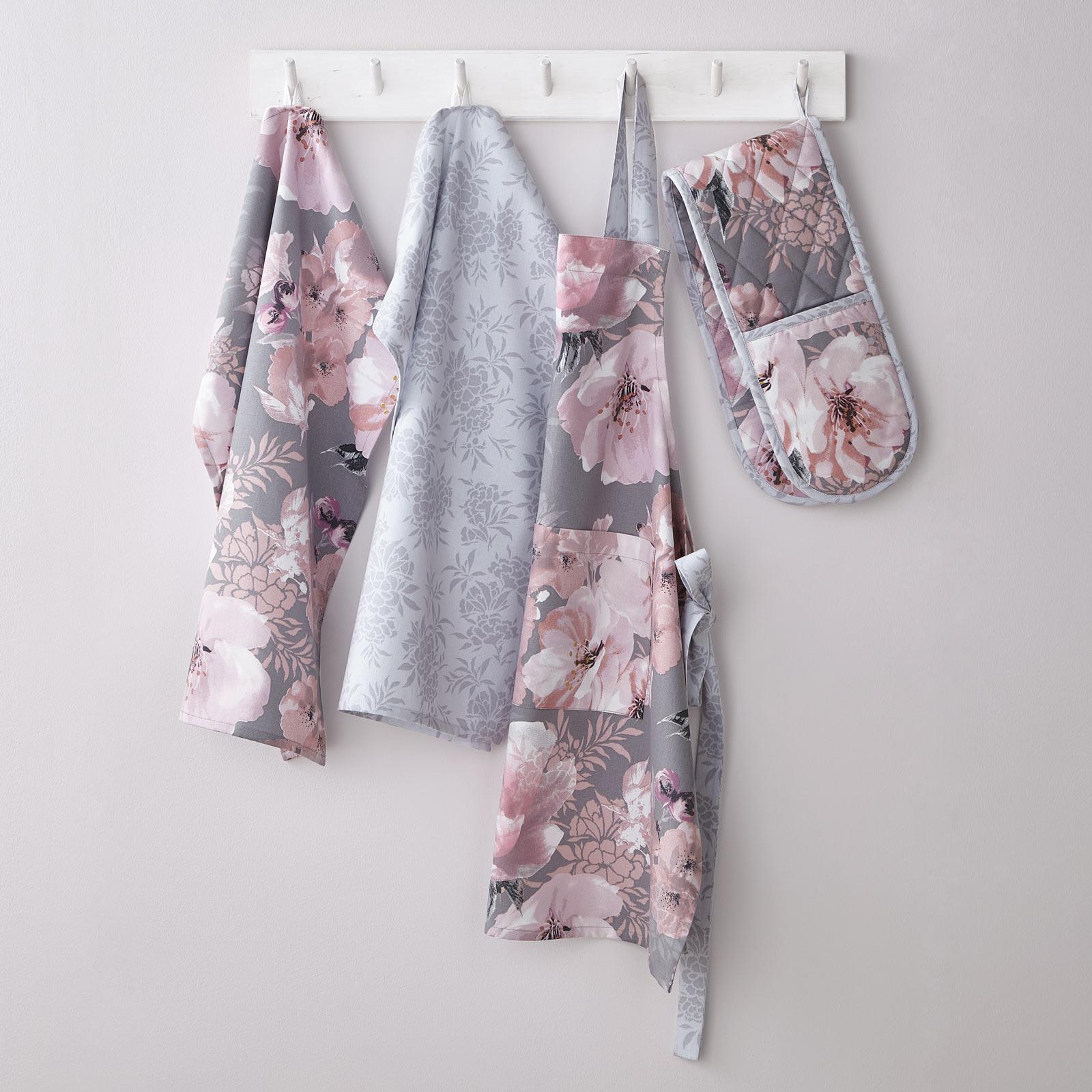Dramatic Floral Kitchen Textiles Collection by Catherine Lansfield