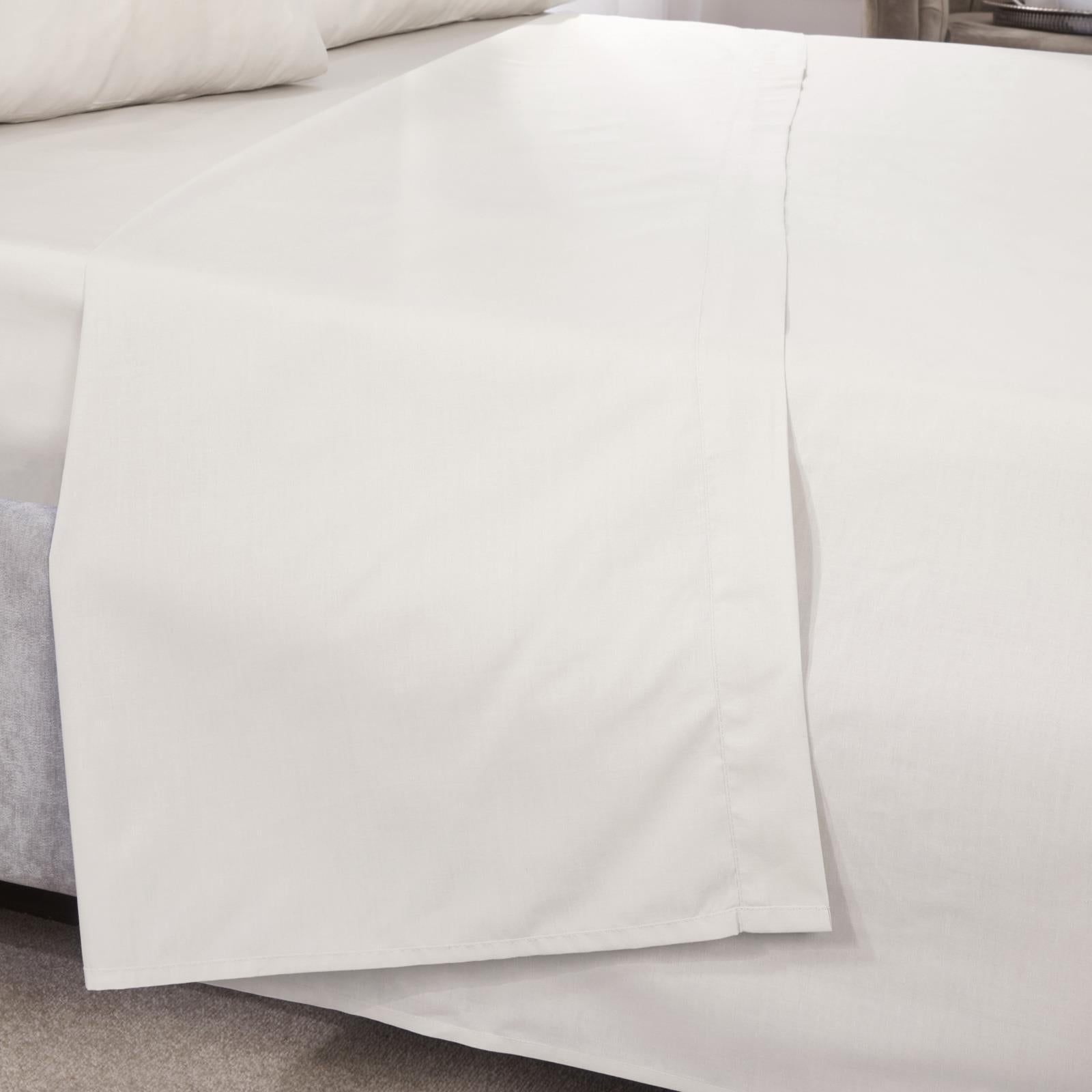 Percale 180 Thread Count Flat Sheet by Emma Barclay