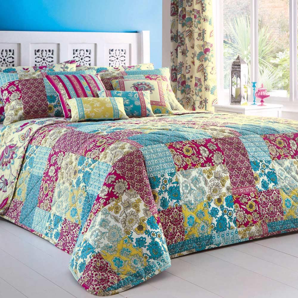 Marinelli Floral Bedspread by Dreams & Drapes Design