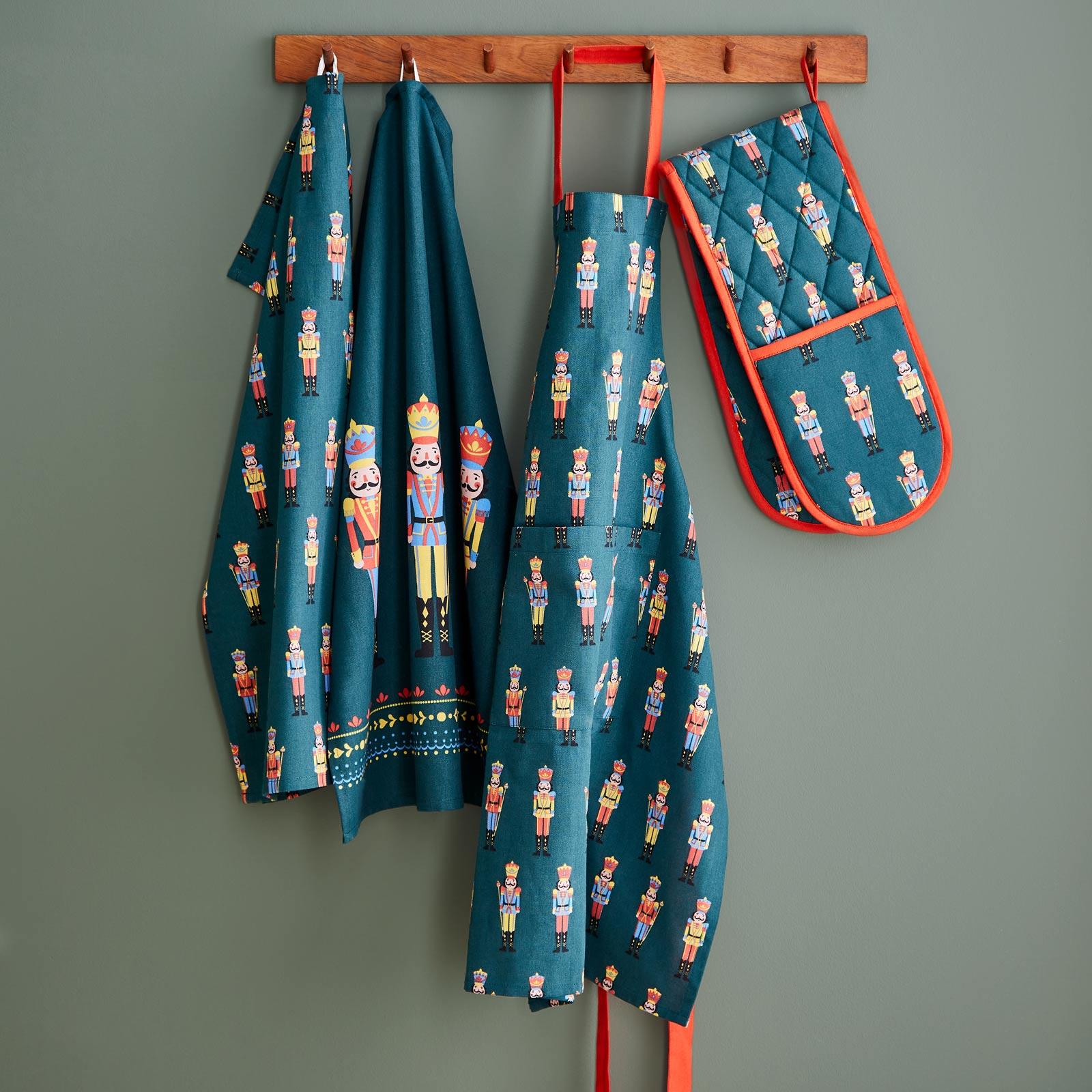 Christmas Nutcracker Kitchen Textiles Collection by Catherine Lansfield