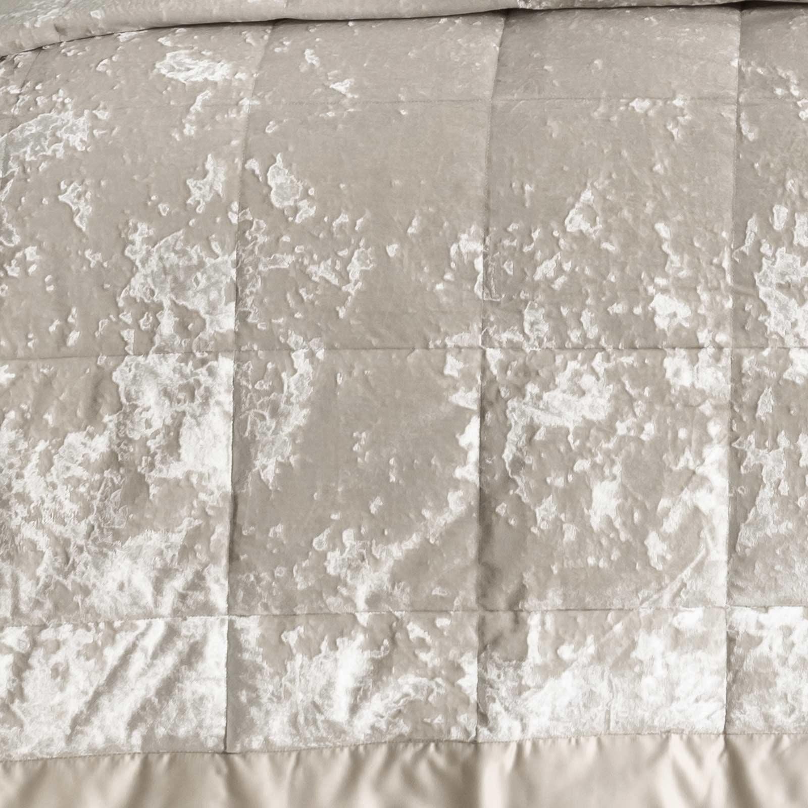 Crushed Velvet Bedspread 220cm x 220cm by Catherine Lansfield