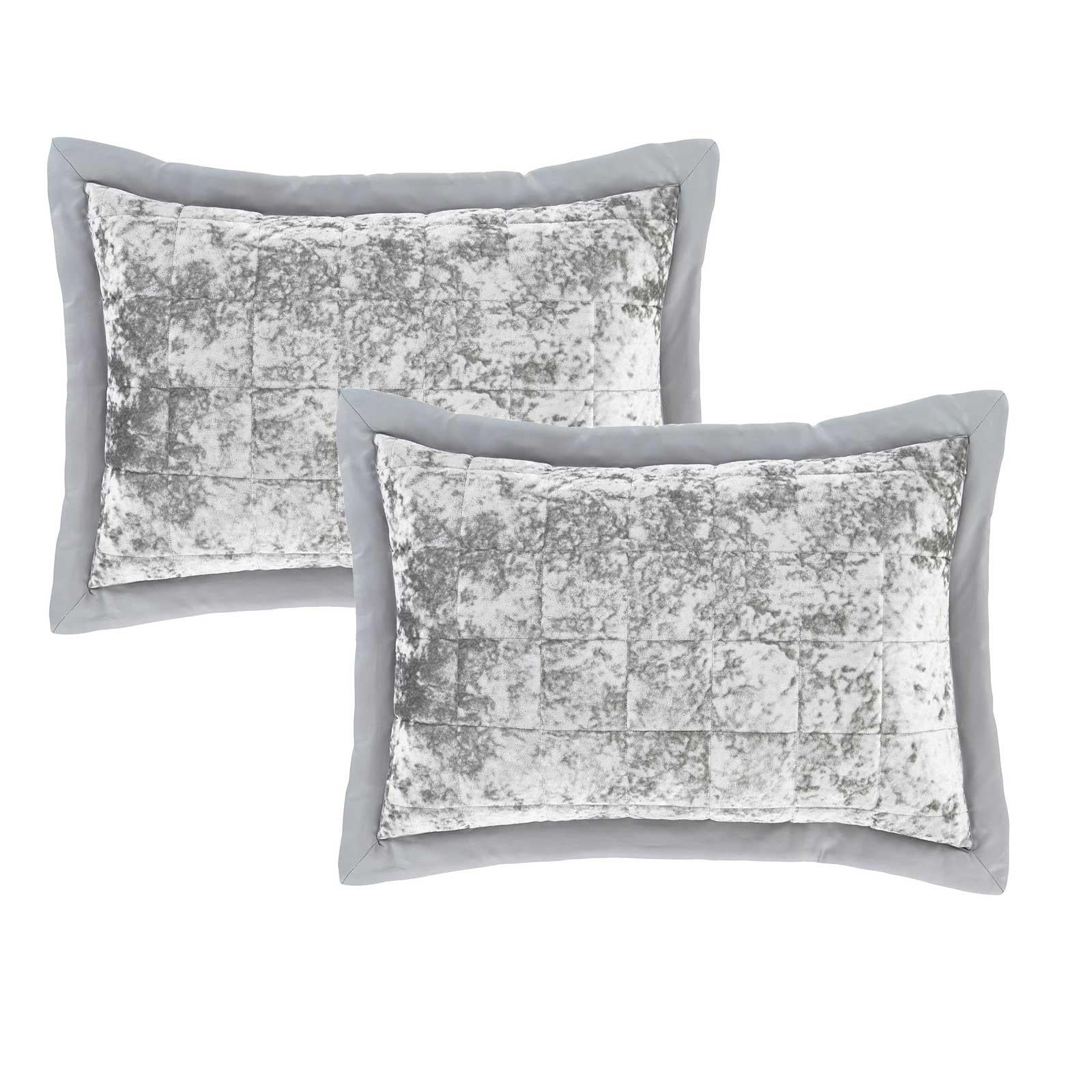 Crushed Velvet Pillowsham Pair by Catherine Lansfield