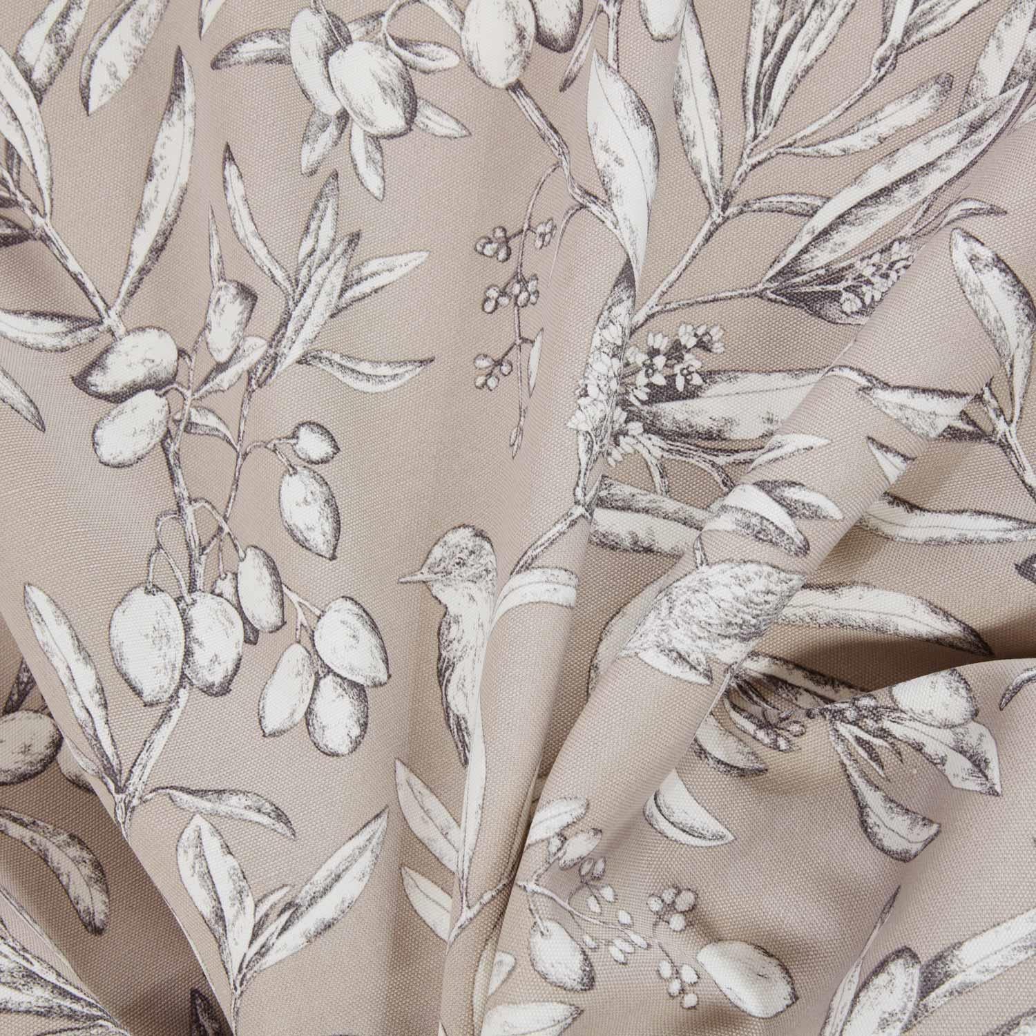 Aviary Tape Top Pencil Pleat Curtains by Sundour