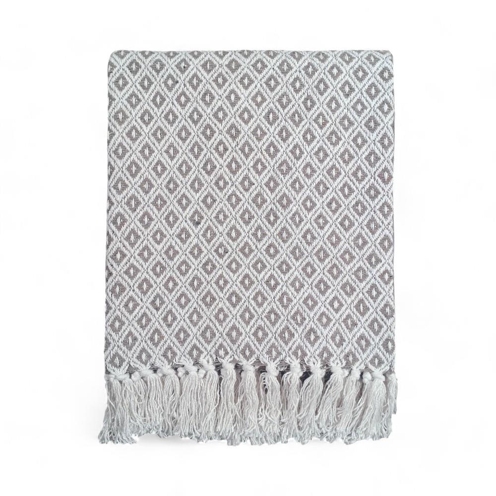 Eden Recycled Cotton Throw Blanket by Rapport Home