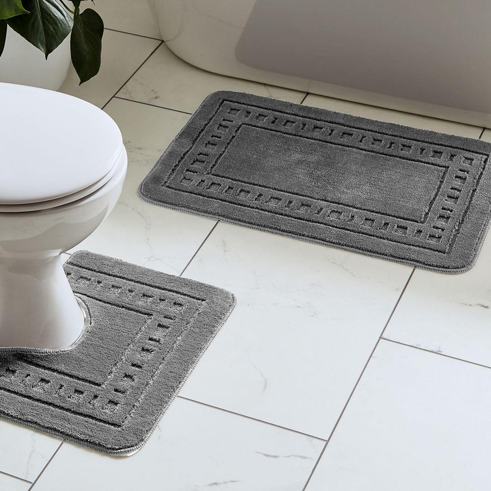 Armoni Bath Mat & Pedestal Bathroom Set by Catherine Lansfield