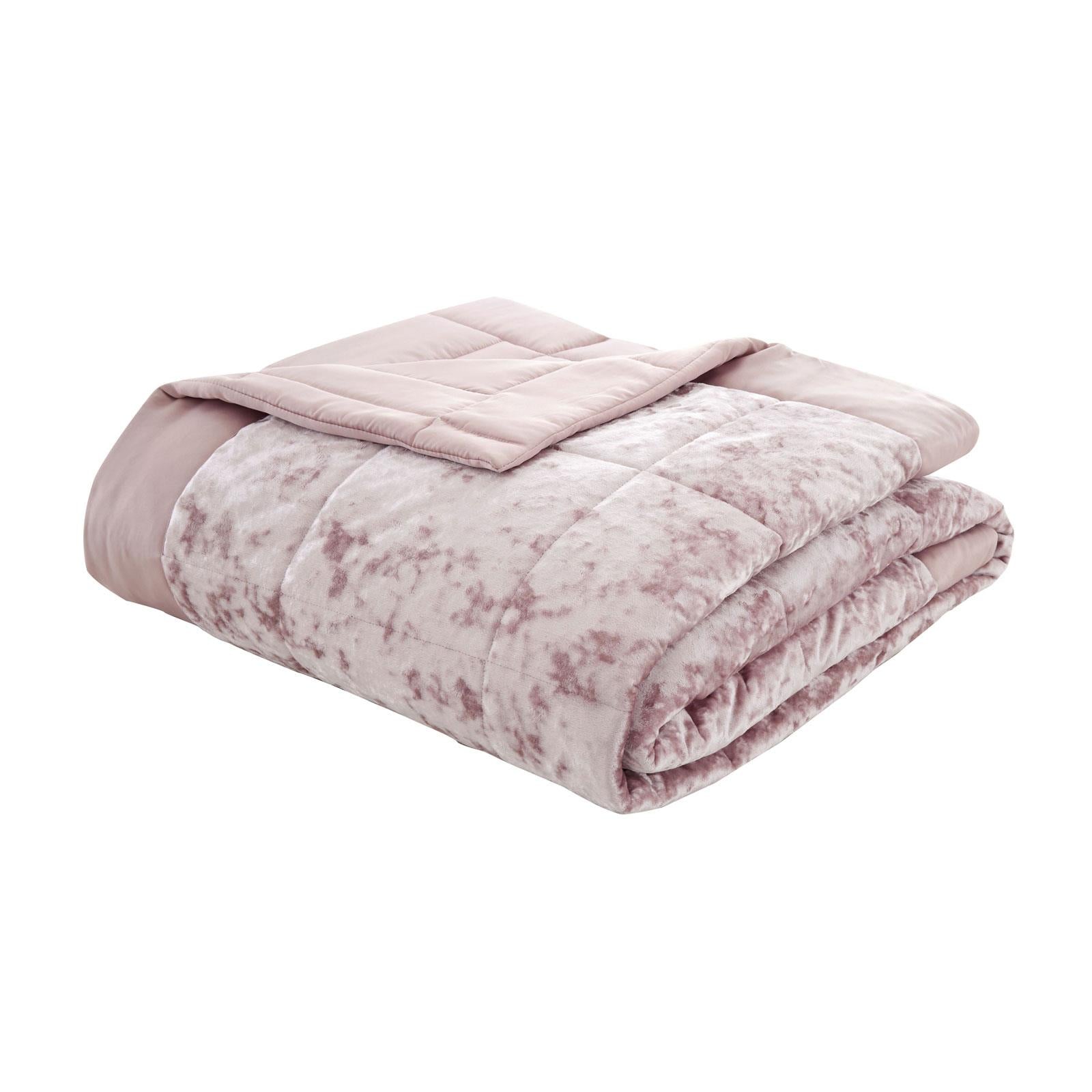 Crushed Velvet Bedspread 220cm x 220cm by Catherine Lansfield